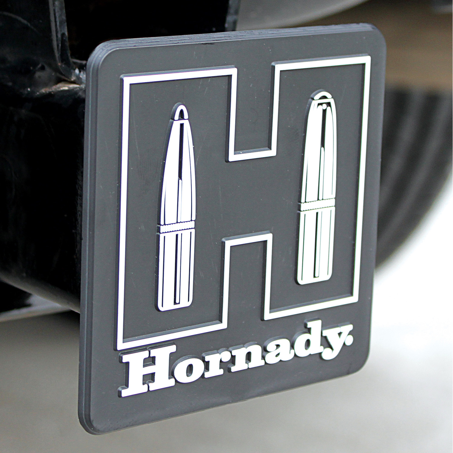 Hornady 99132 Black/white Plastic Hitch Cover