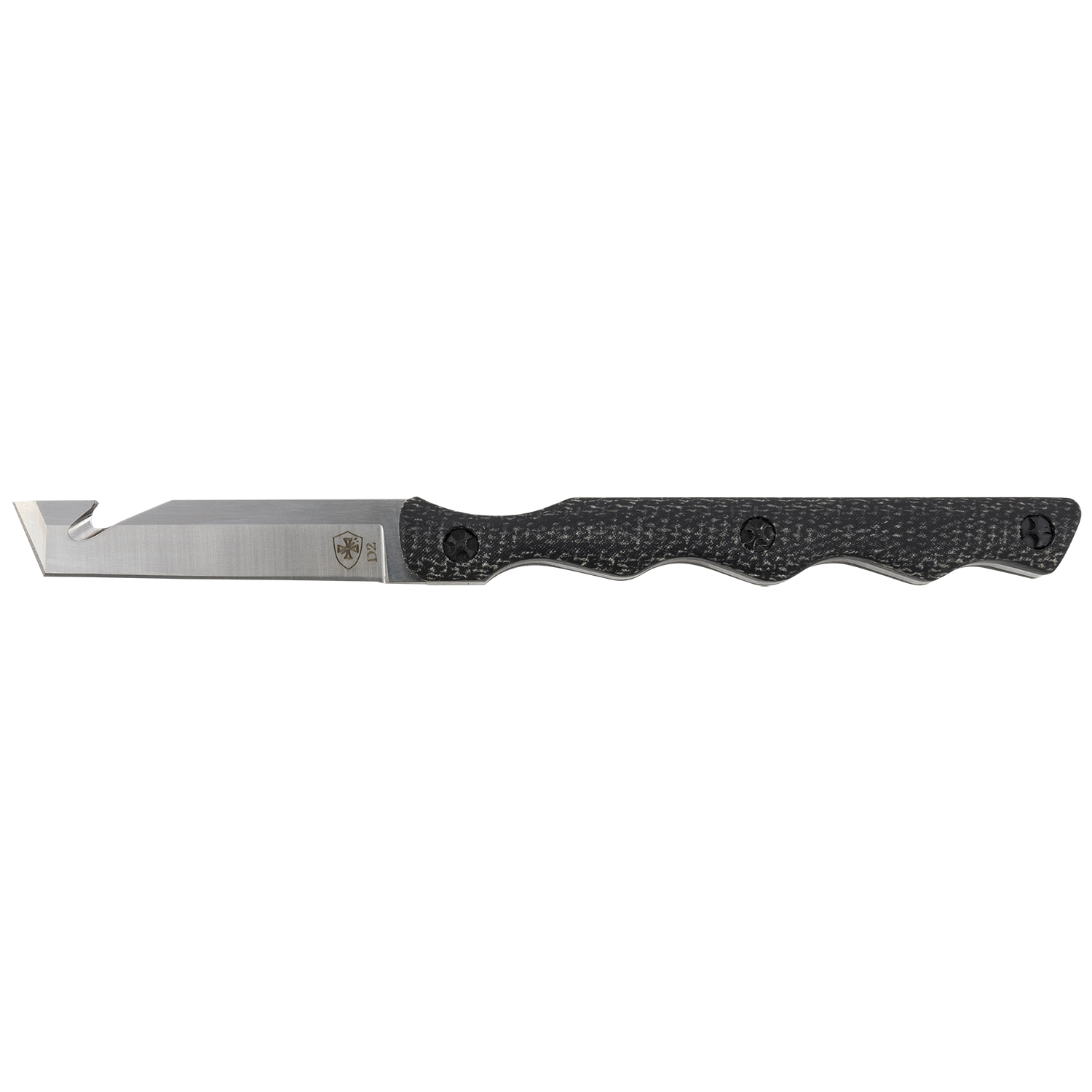 Templar Knife NTKB222 Neck Knife D2 Tanto Silver Black