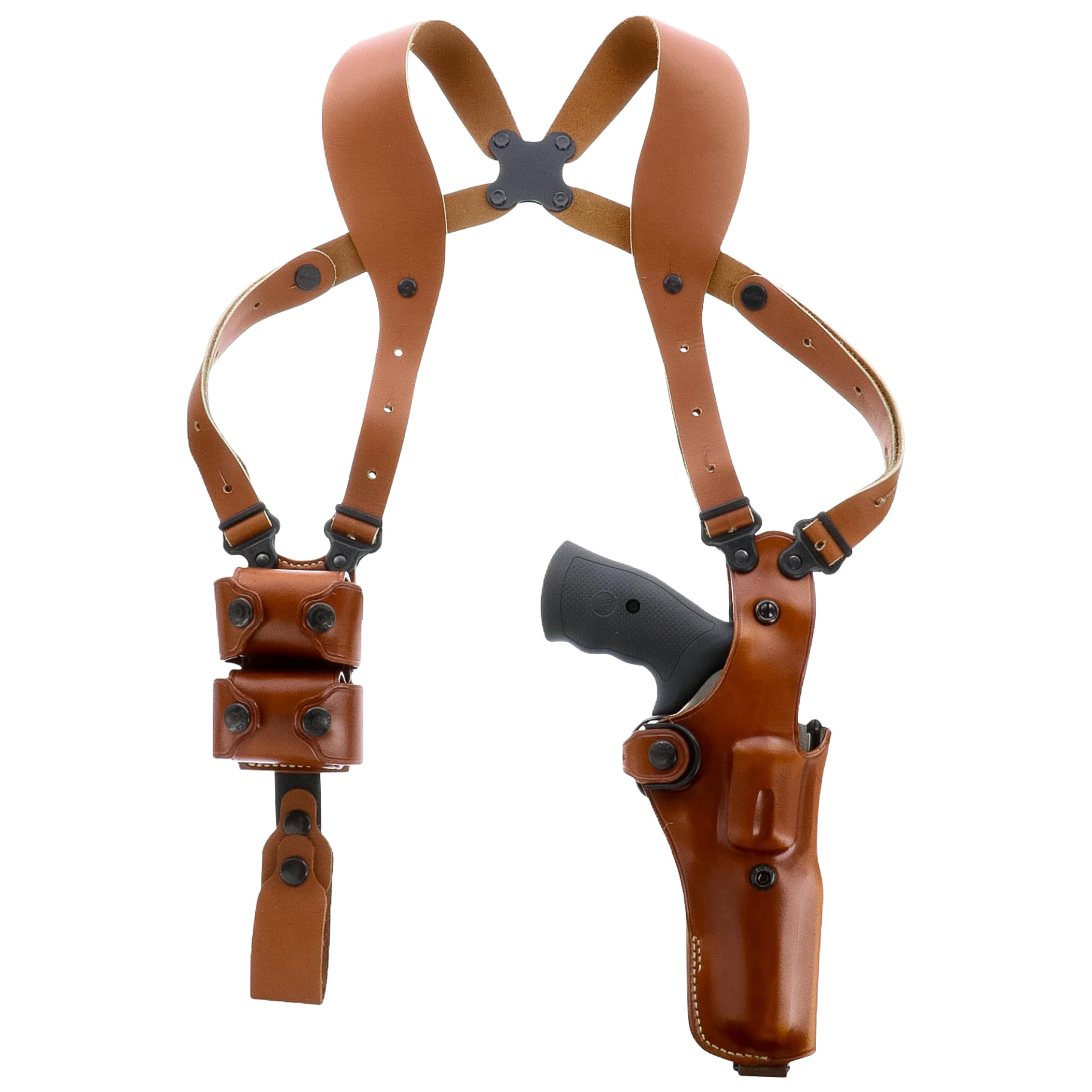 Galco VHS4104 4.0 Shoulder System Tan Leather for S&w 686