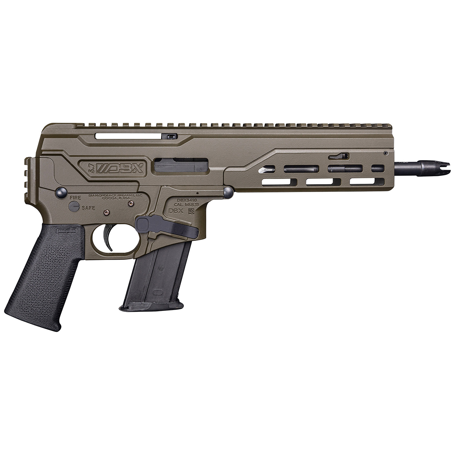Diamondback DB165AL101 5.7X28 20+1 Pistol Od Green
