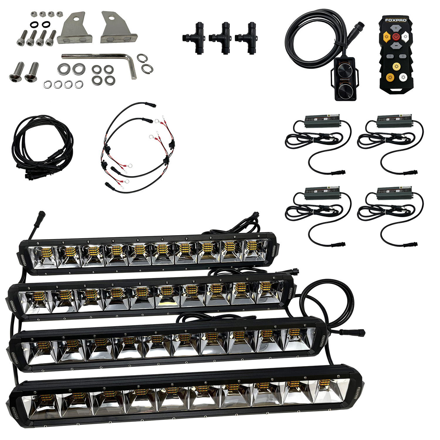 Foxpro MUDCT4KIT Bow Fishing Light Black 2810/3380/4408 Lumens