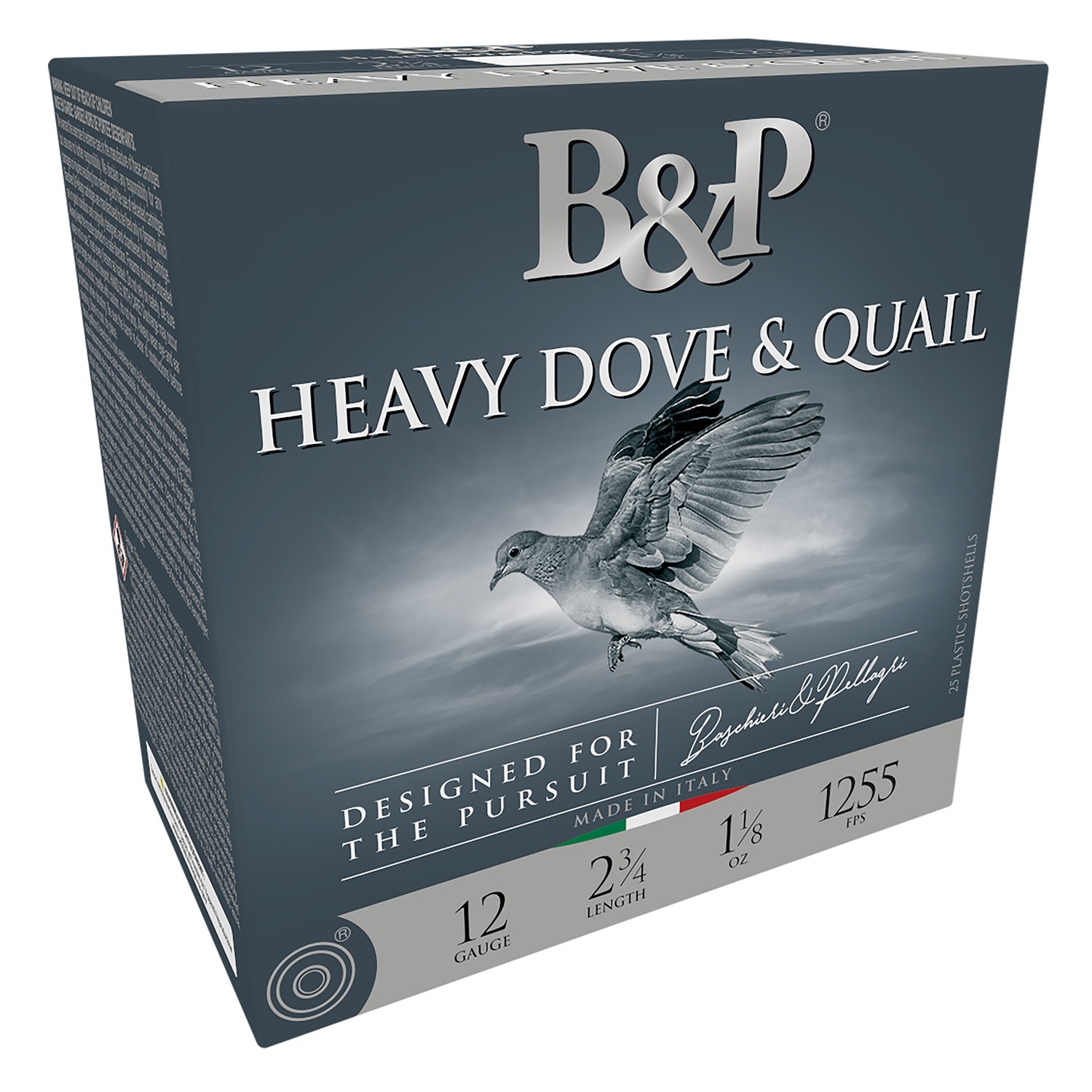 B&p Dove & Quail 12GA 2 3/4 1 1/8OZ 8 Shot 25 Rounds