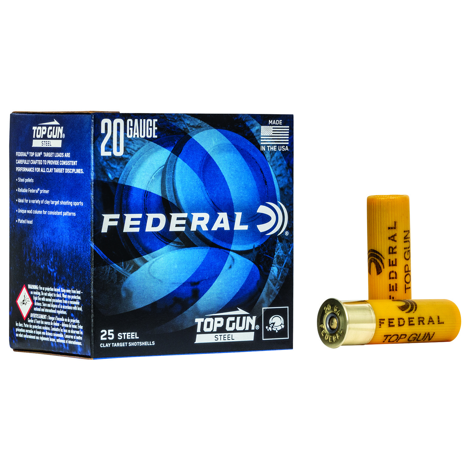 Federal Top Gun Steel 20GA 2-3/4 7/8OZ 25RD