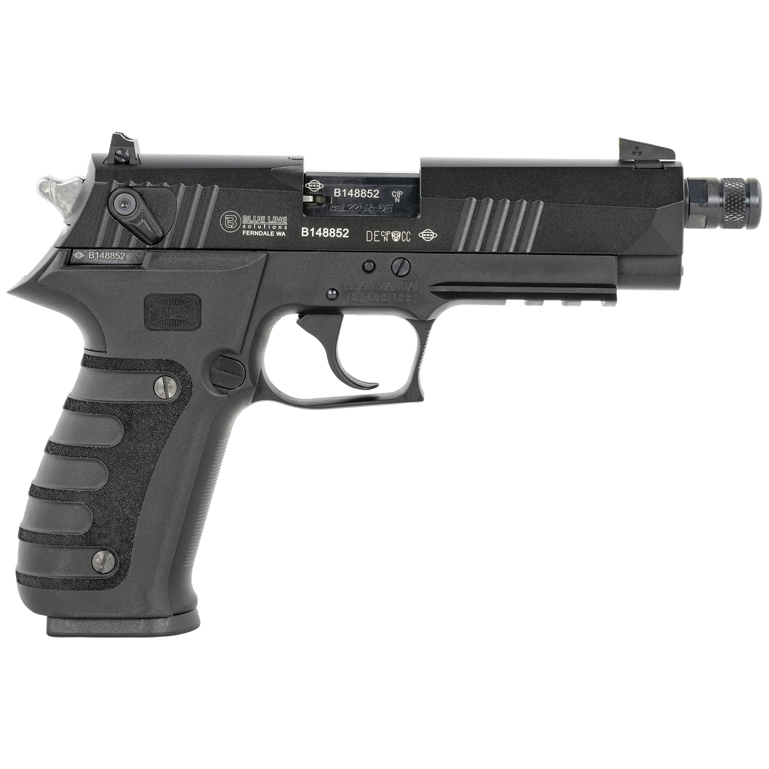 Mauser M20 22LR 10+1 4.75 Black Semi-auto Handgun
