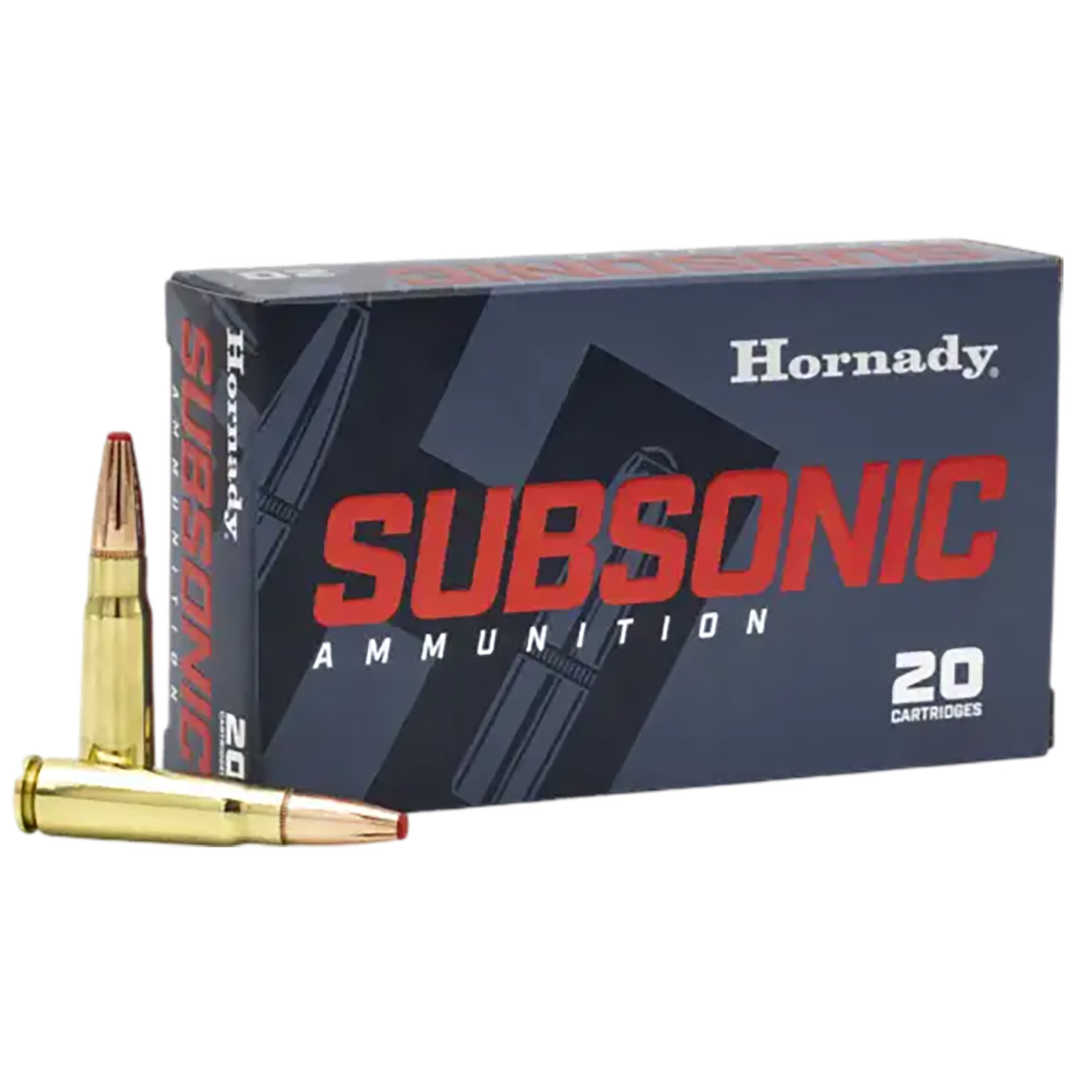 Hornady Subsonic 7.62X39 255GR Sub-x 20RD 10 Box Case