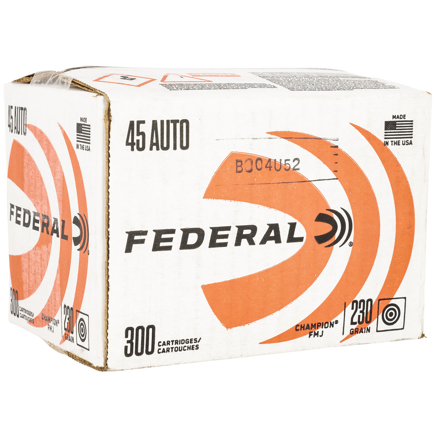 Federal Champion 45ACP 230GR Full Metal Jacket 300/1