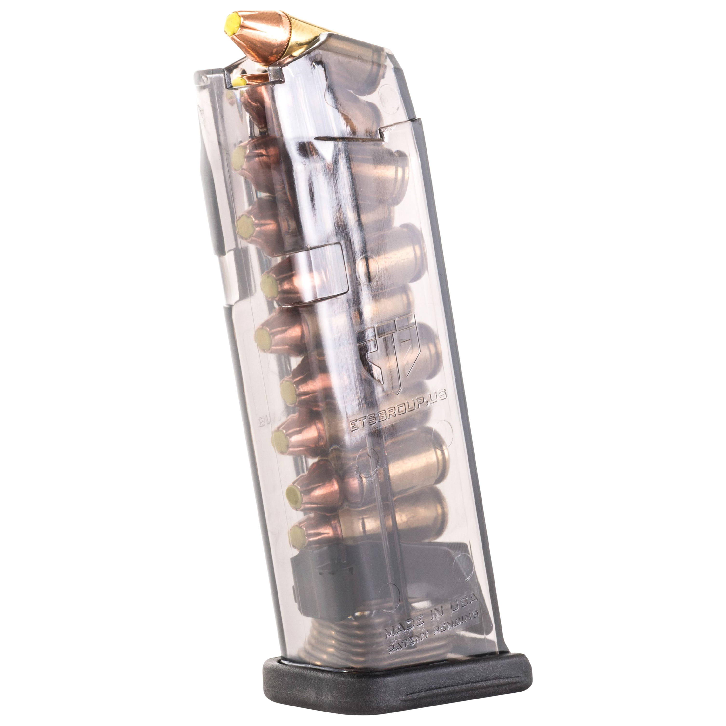 Elite Tactical Systems Glock 19 10RD 9MM Magazine Smoke - Image 2