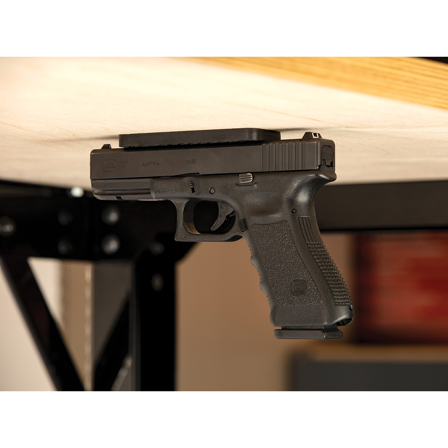 Hornady Snapsafe Magnetic Gun Mount Black Metal 43 Lbs