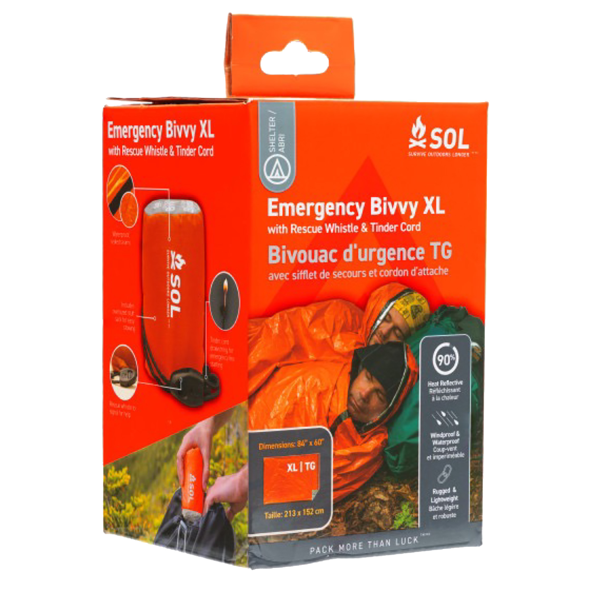 Adventure Medical Kits Emergency Bivvy Xl With Rescue Whistle