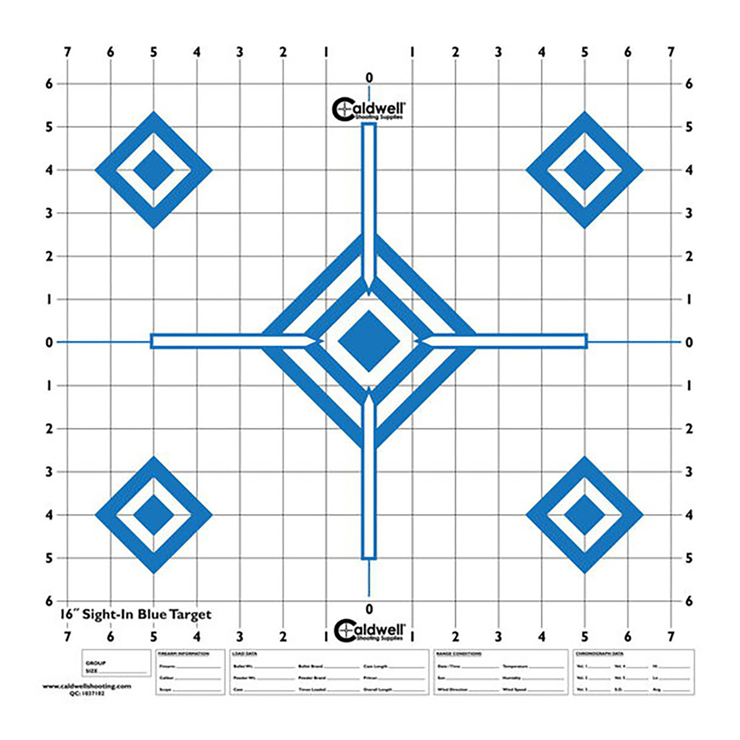 Cal Trgt Paper Sgt Blu 16 10PK