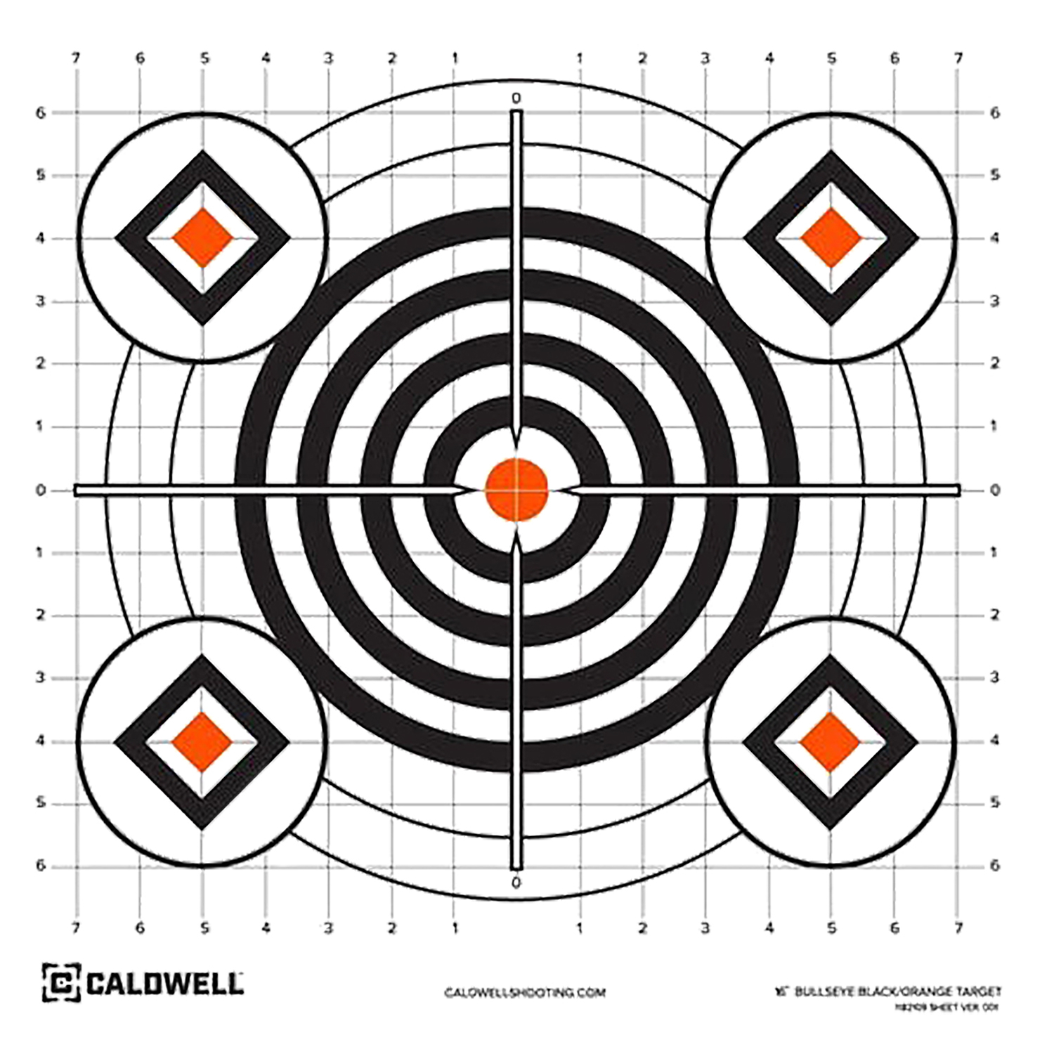 Cal Trgt Bullseye 16IN 10PK