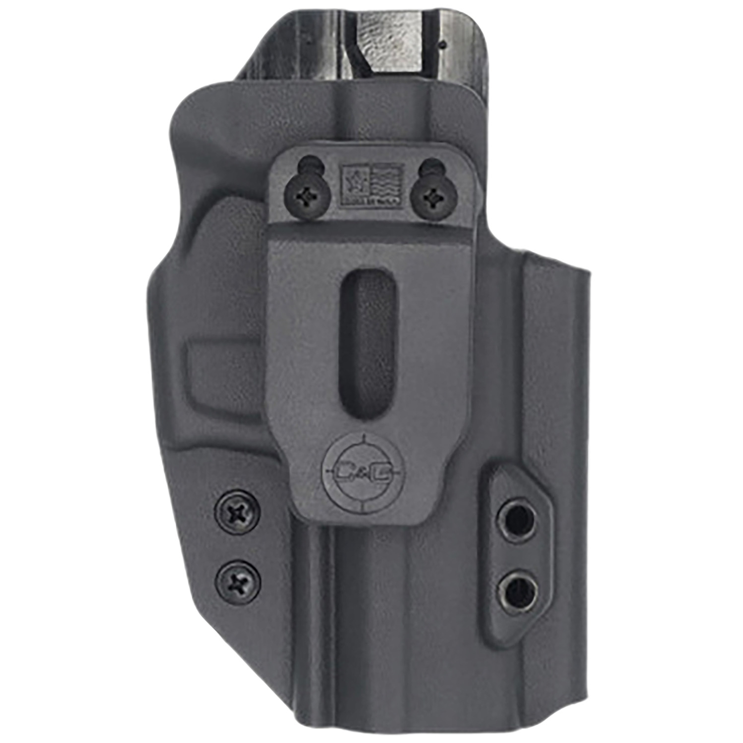 C&g Covert Iwb Holster for Glock 19/23 - Black Kydex - Image 2