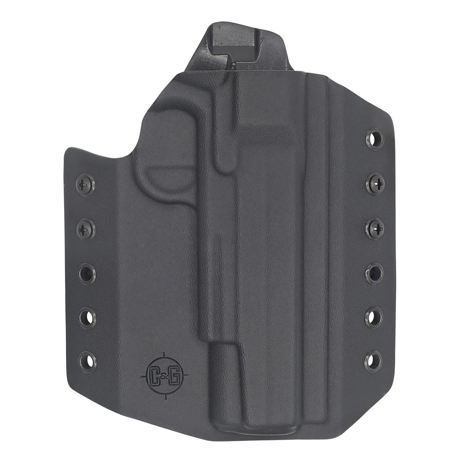 C&g Covert Owb Holster for Colt 1911 Government 5 - Black Kydex
