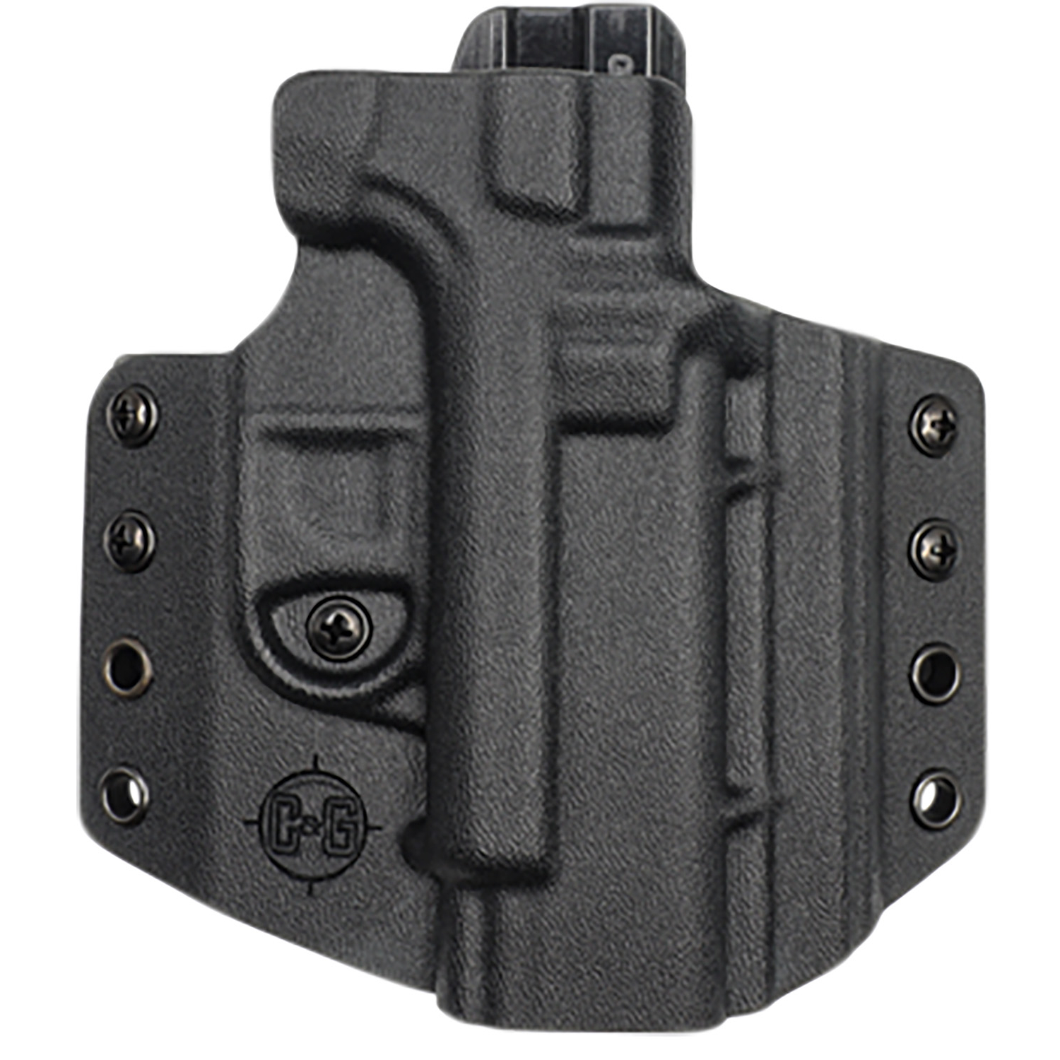 C&g Covert Owb Holster for Glock 19/23/45 - Black Kydex