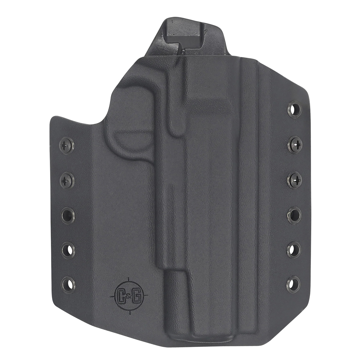 C&g Covert Owb Holster for Sig 1911 Rail 5 - Black Kydex