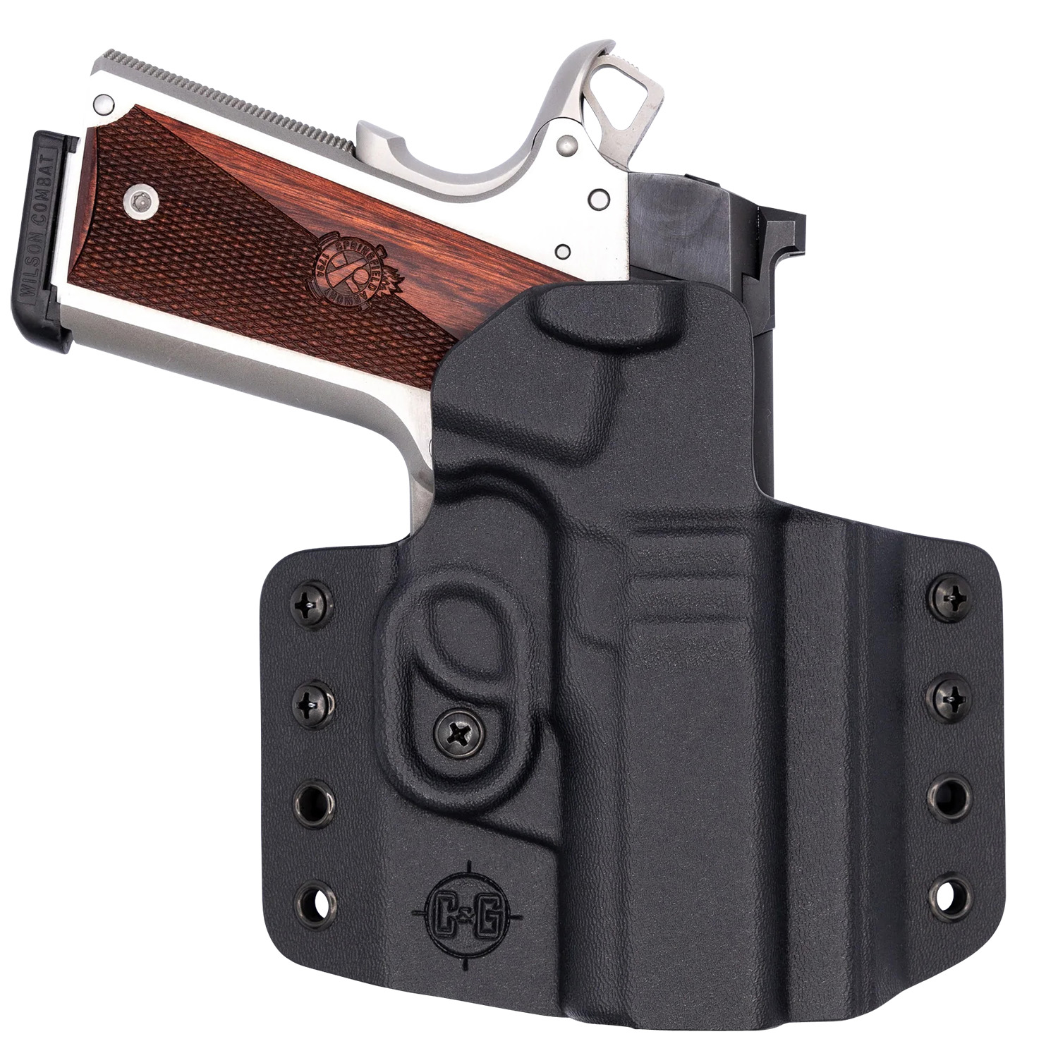 C&g Covert Owb Holster for 1911 3.5 Right Hand - Black Kydex