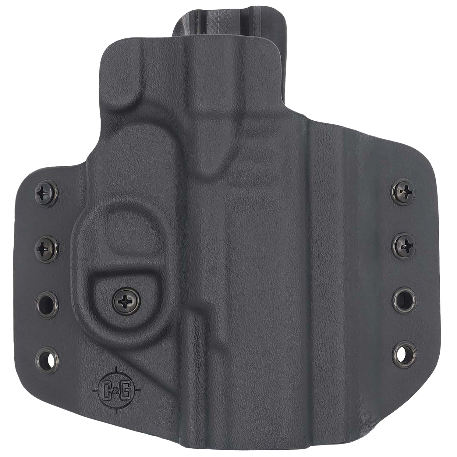 C&g 1212-100 Covert Owb Holster Black Kydex Right Hand for Walther Pdp 4