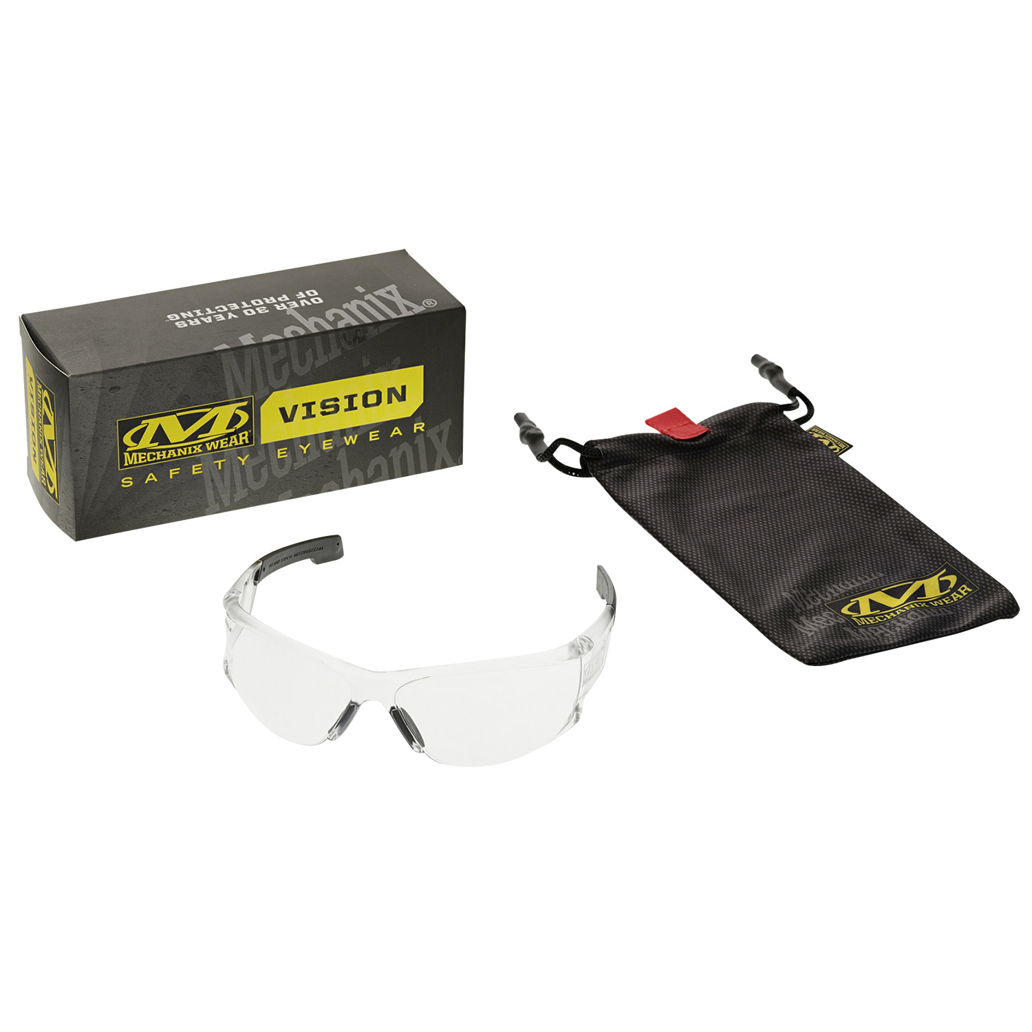 Mechanix VNS-10AA-BU Type-n Safety Glasses Clear Black - Image 2