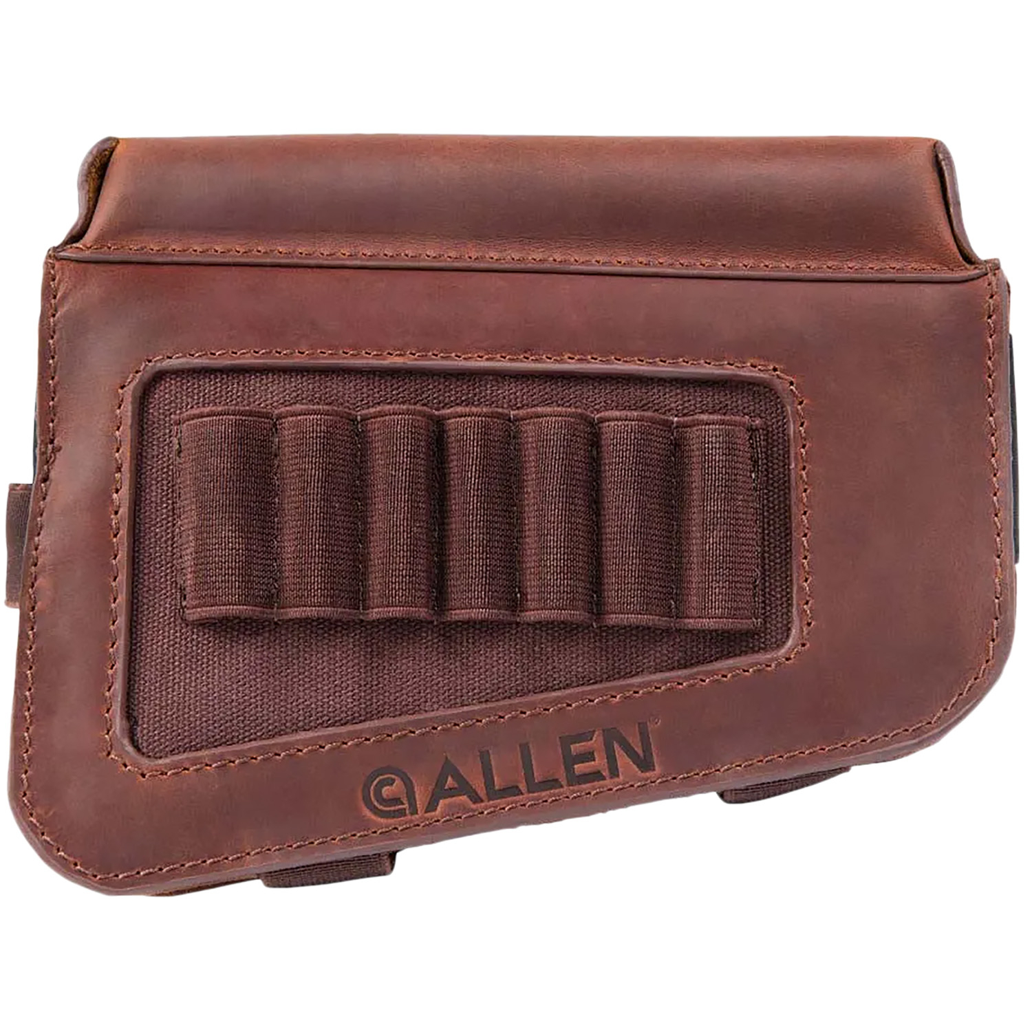 Allen Westcliff Buttstock Cartridge Carrier 7RD Leather