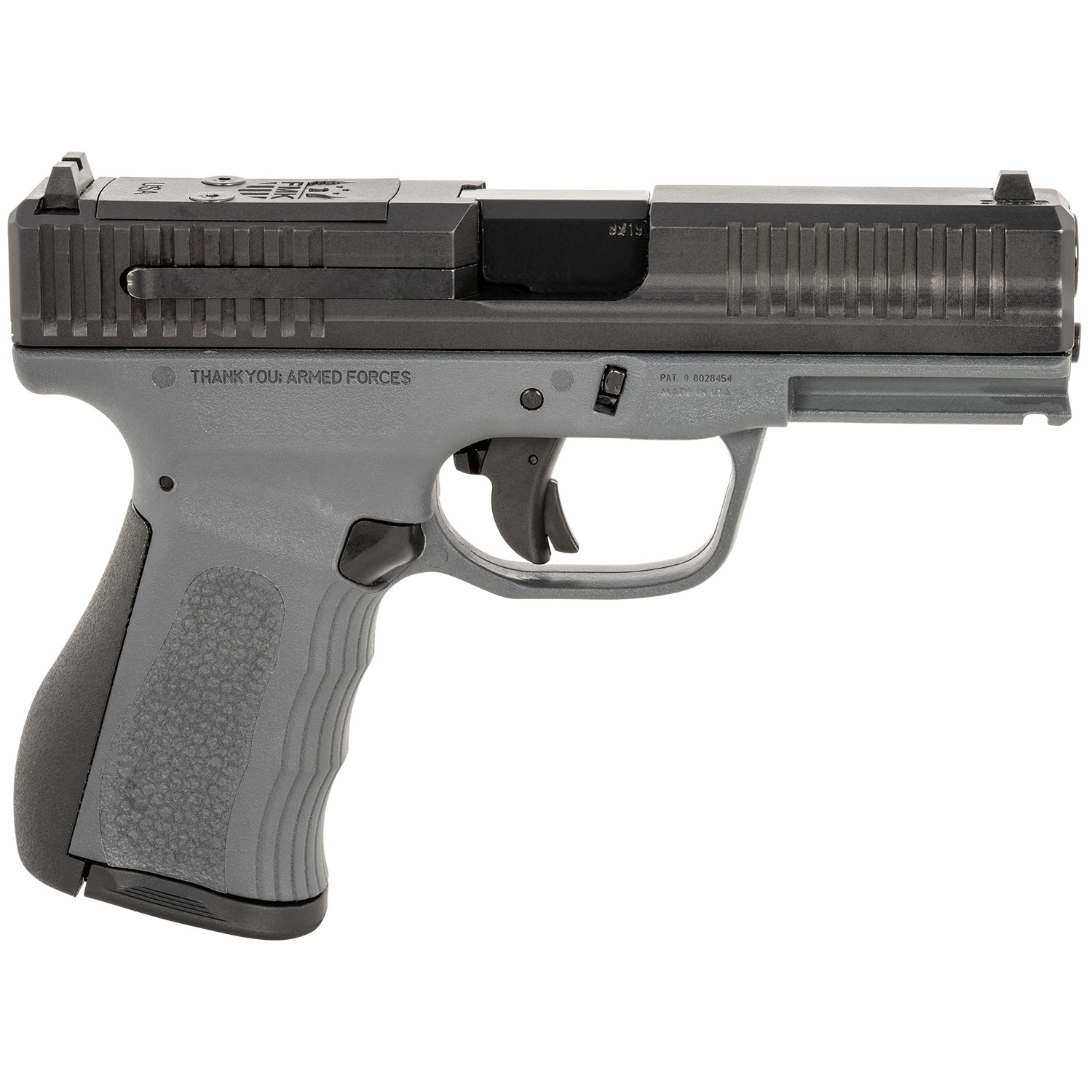 Fmk G3 9MM 14+1 Optic Ready Pistol - Dark Grey