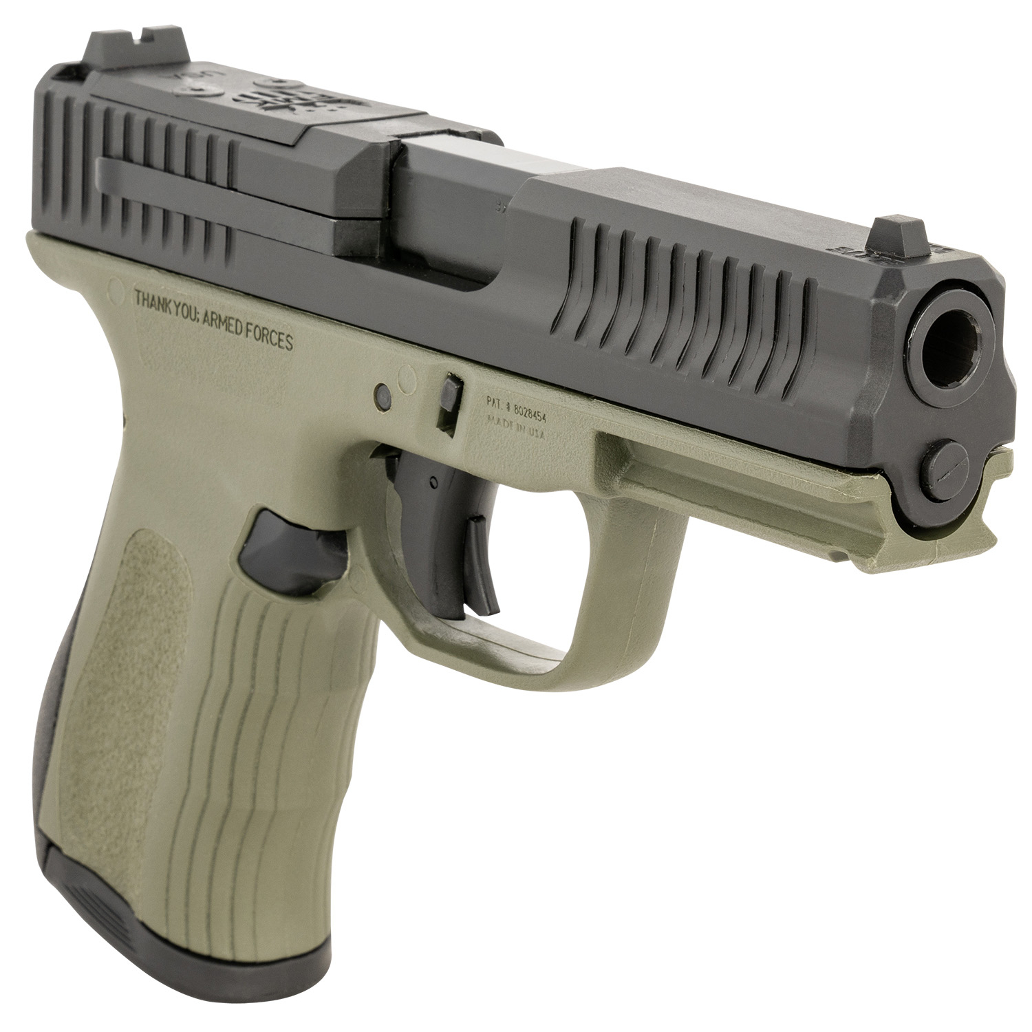 Fmk G3 Mach 9 9MM 14+1 Optics Ready Od Green - Image 3