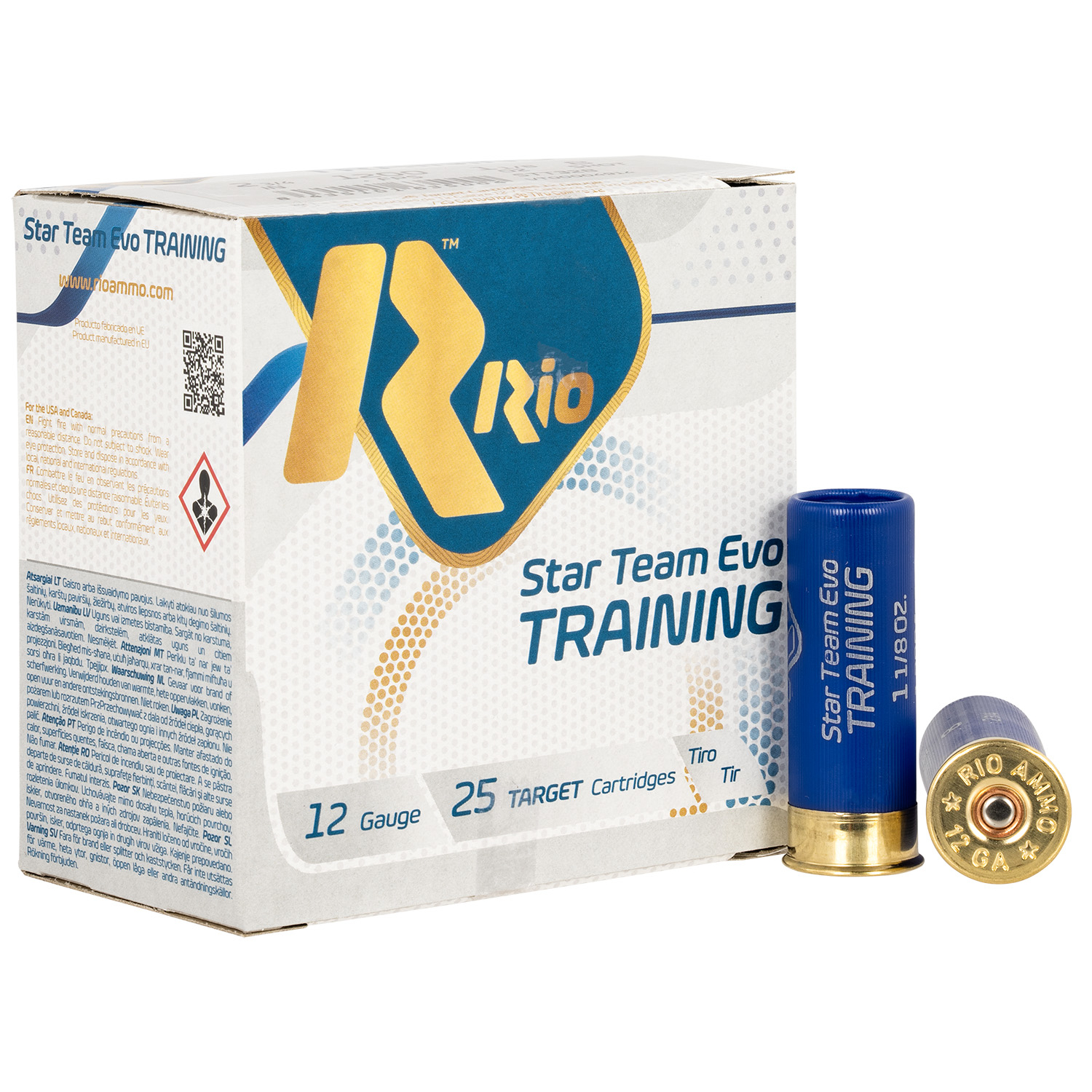 Rio Star Team Evo 12GA 2-3/4 1-1/8OZ 8 Shot
