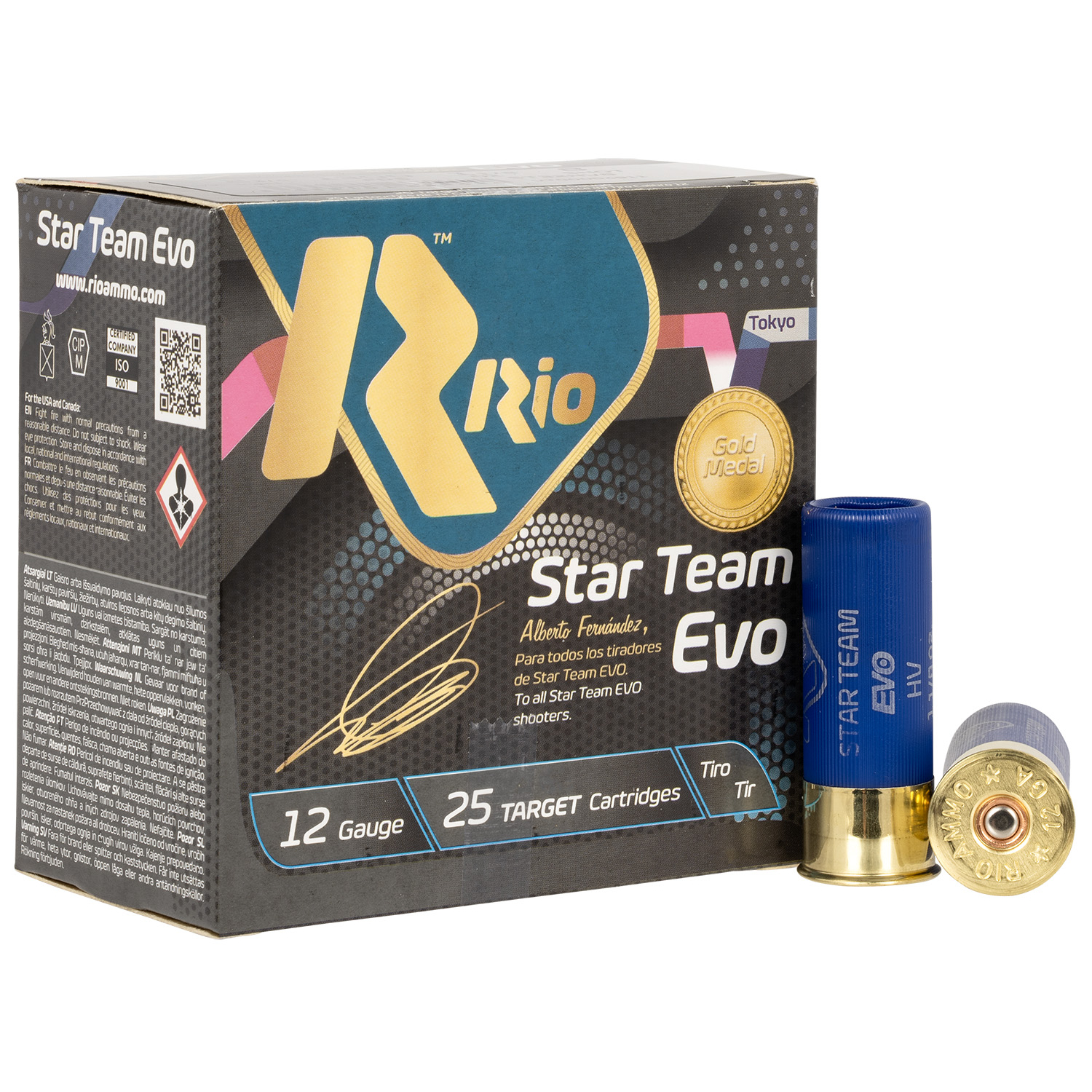 Rio ST32HV8 Team Evo 12 Gauge 2.75 1 1/8 Oz 8 Shot