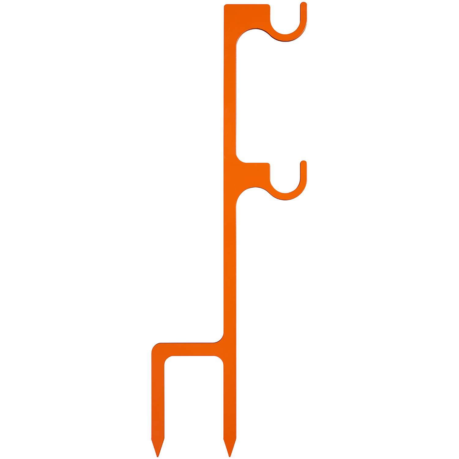 Champion Targets Impact Steel Double Hanger Stake Rimfire Orange