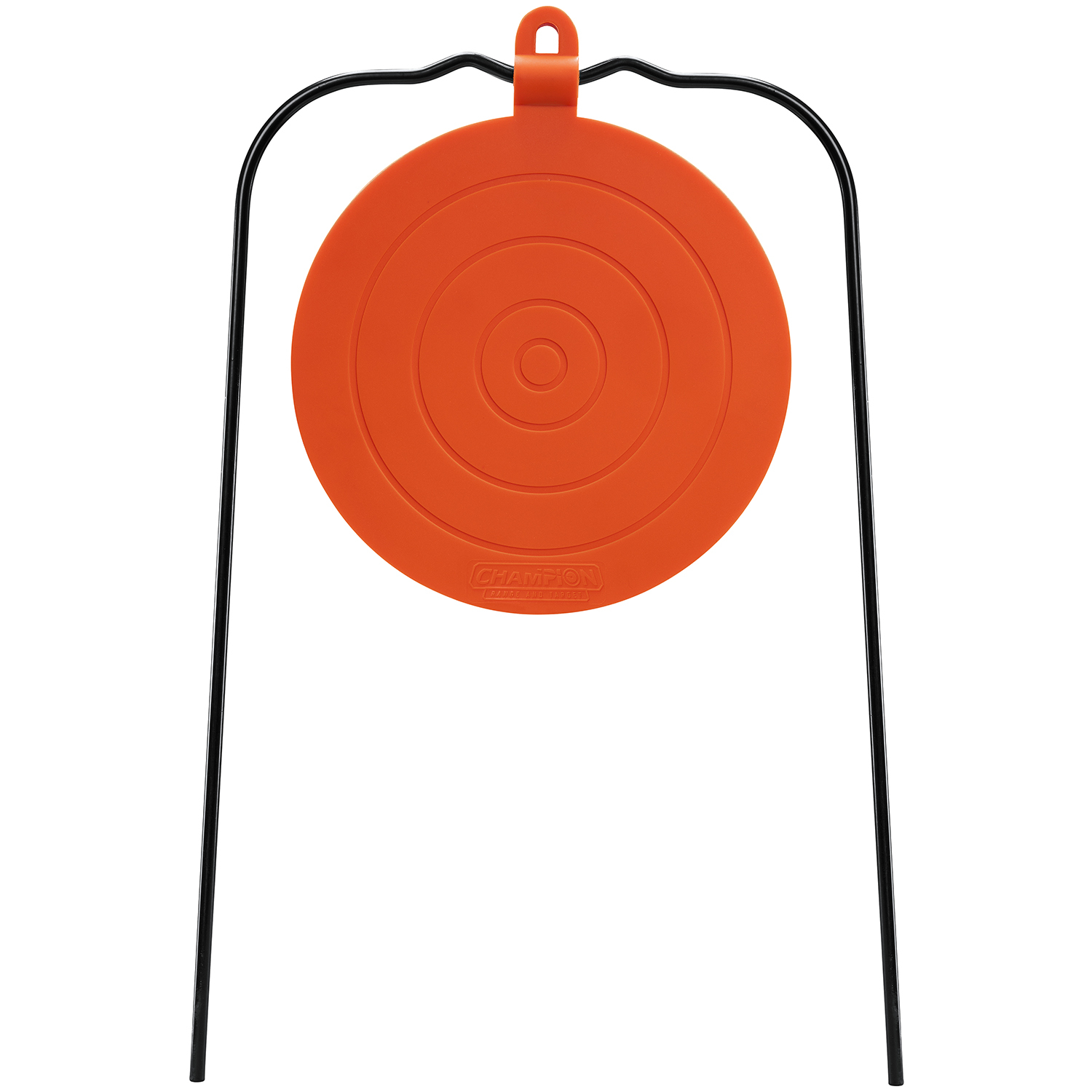Champion Centerfire Hanging Gong Target 19.1 Black/orange