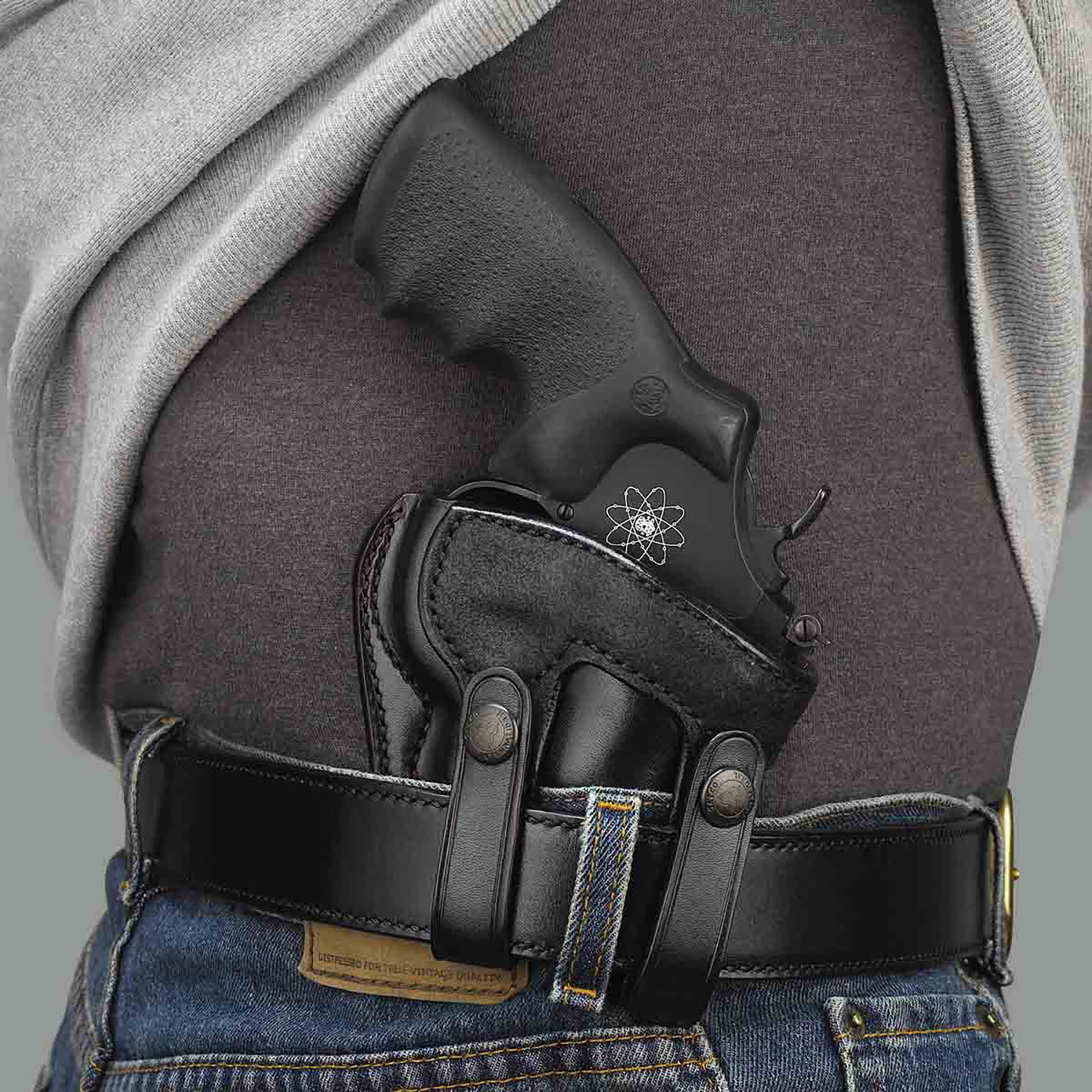 Galco SUM270B Summer Comfort Iwb Holster Black Leather Right Hand - Image 2