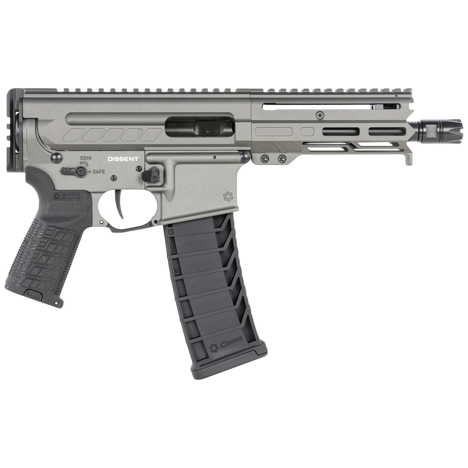Cmmg Dissent MK4 9MM 33+1 Tungsten Gray