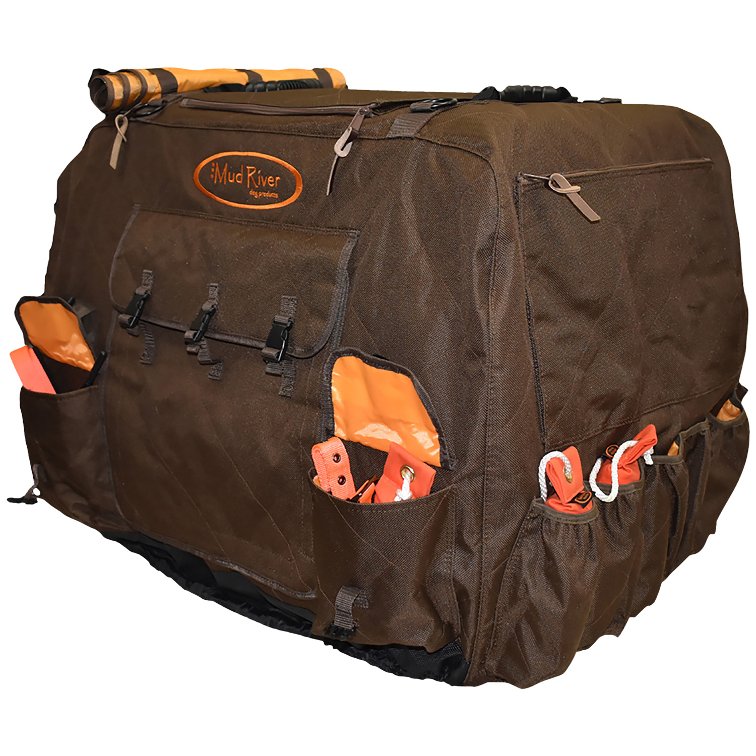 Mud River MRM1414 Dixie Insulated Kennel Cover Medium Brown