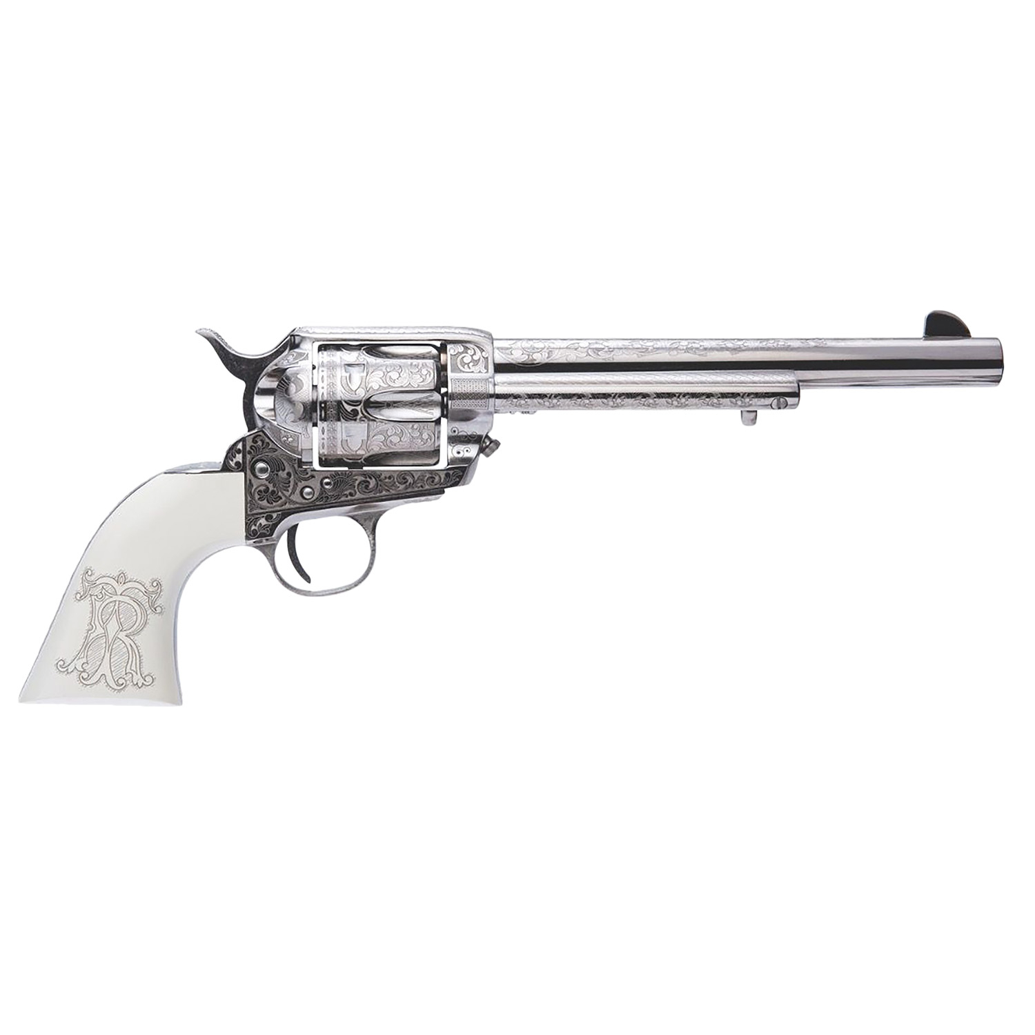 Cimarron Teddy Roosevelt 45LC 7.5 White Grips