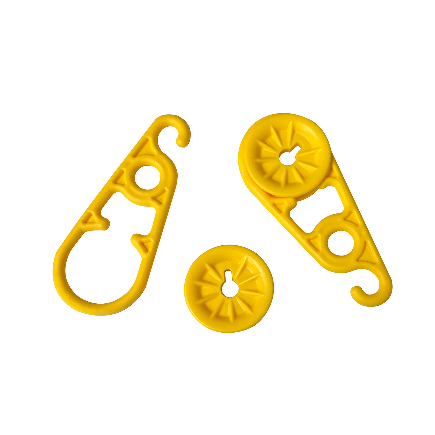 Accusharp 1006C Super Snaps Tarp Clips 6PK - Yellow