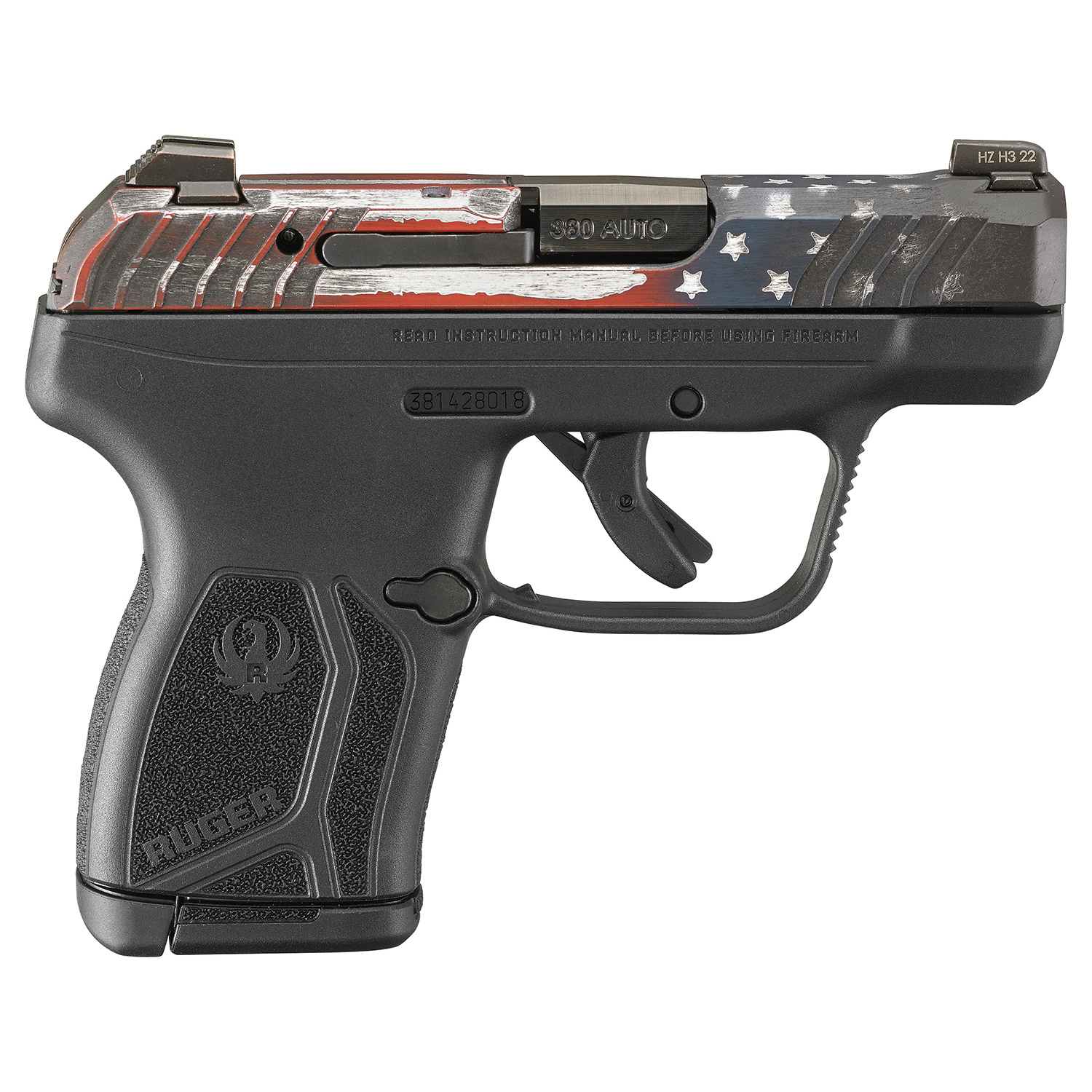 Ruger Lcp Max 380 Acp American Flag 10+1