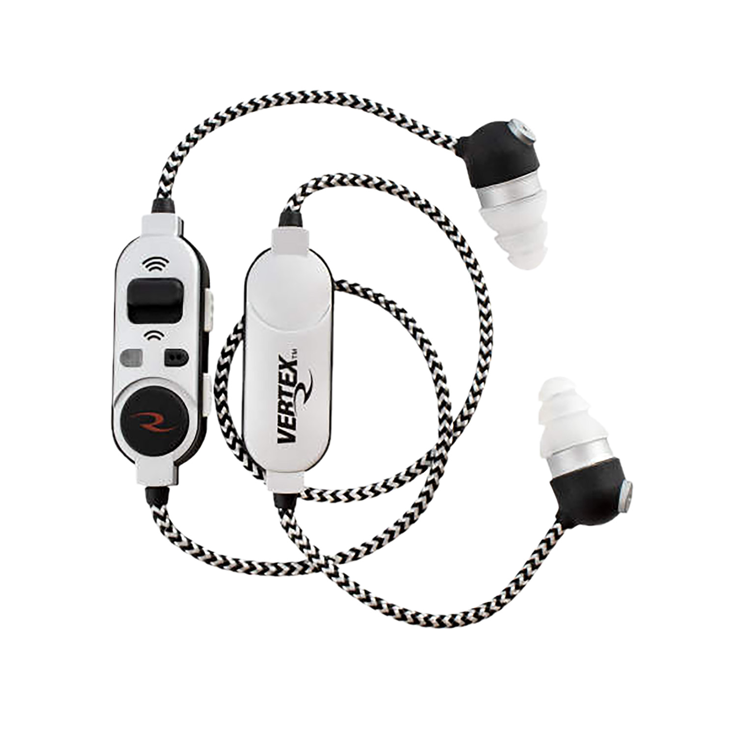 Radians Vertex Corded Bluetooth Electronic Earbuds Black/gray