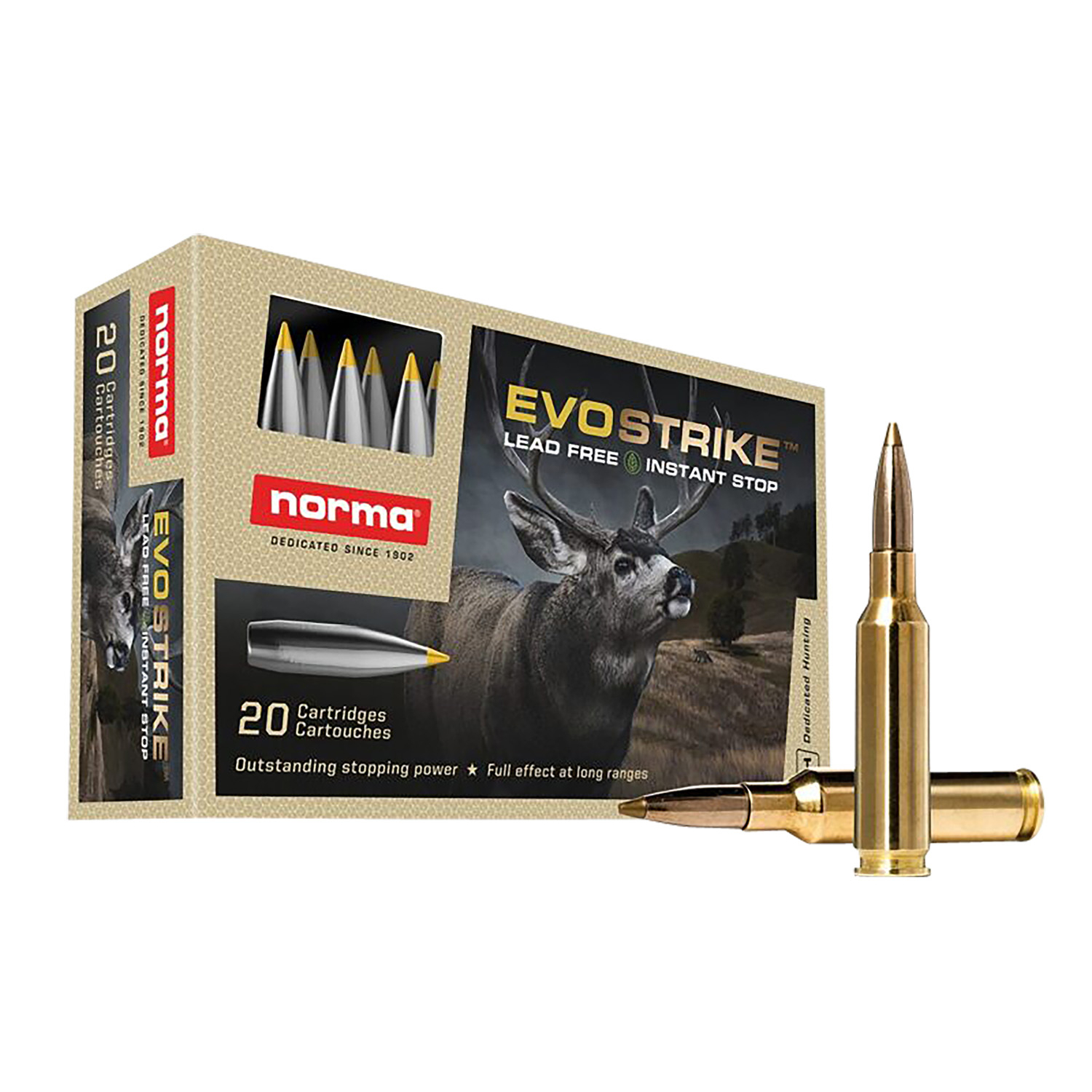 Norma 20166482 6.5 Creedmoor 93GR Evostrike 20/10