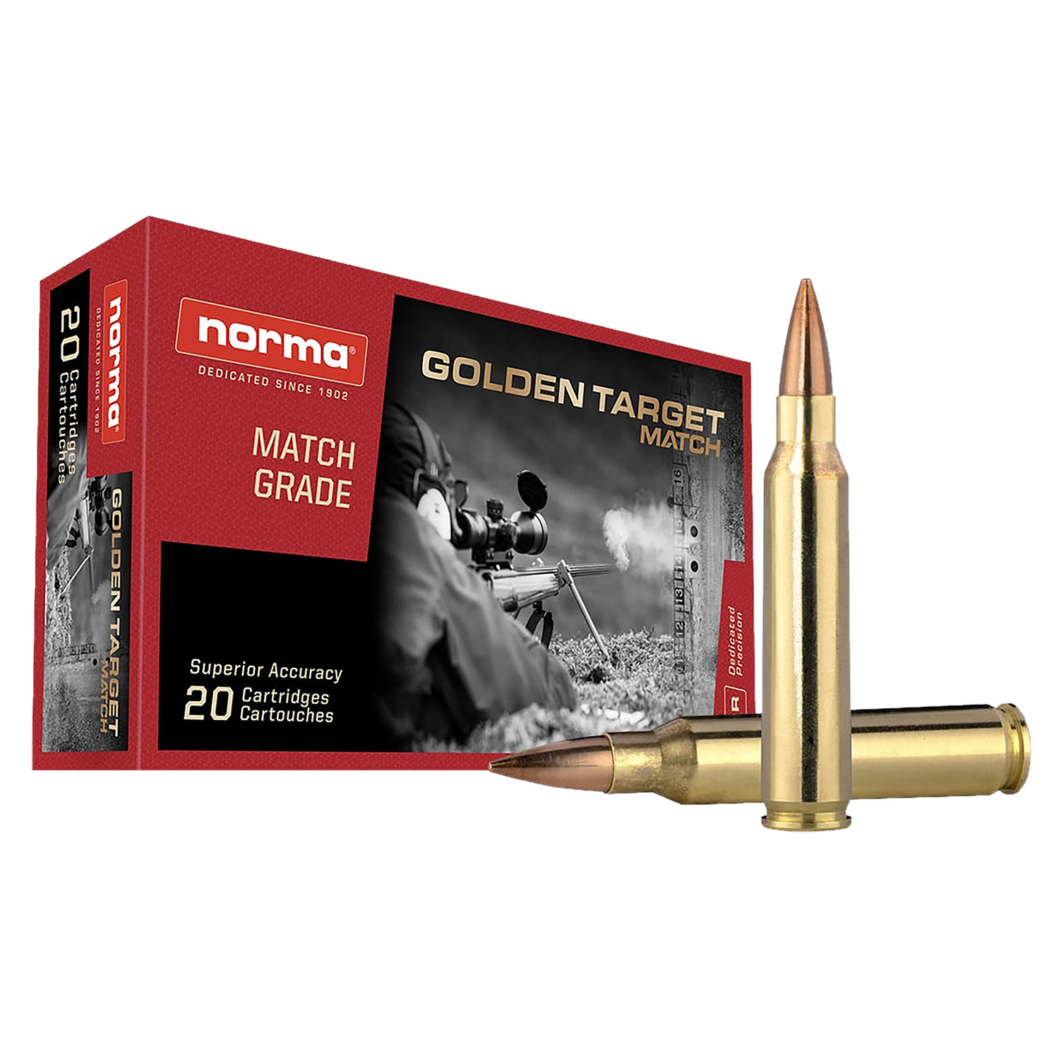 Norma Golden Target .223 Rem 69GR Bthp 20 Rds Ammo