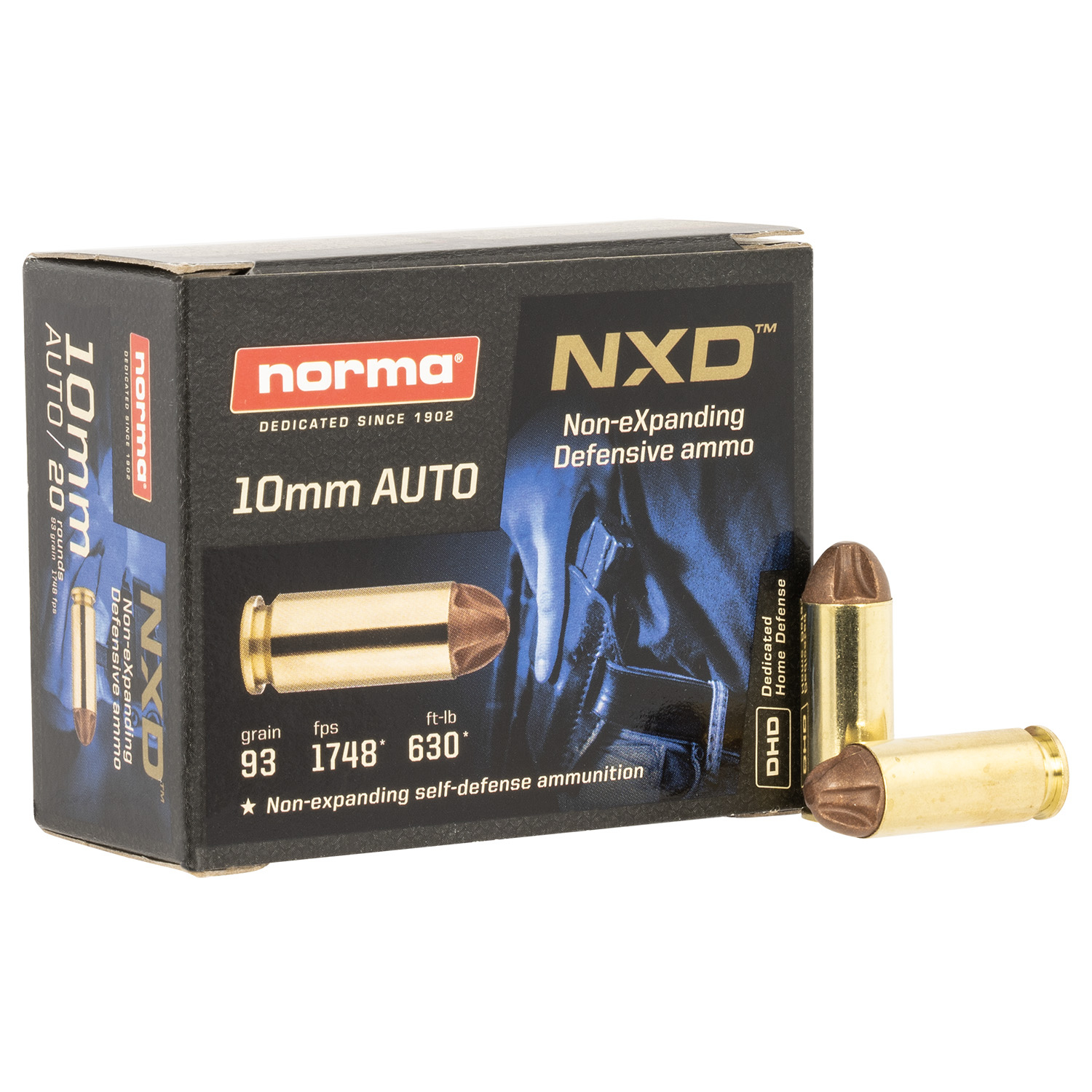 Norma 10MM Auto Nxd 93GR 20 Rounds