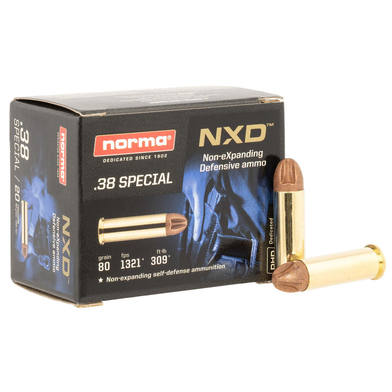 Norma Nxd 38 Special 80GR 20 Rounds