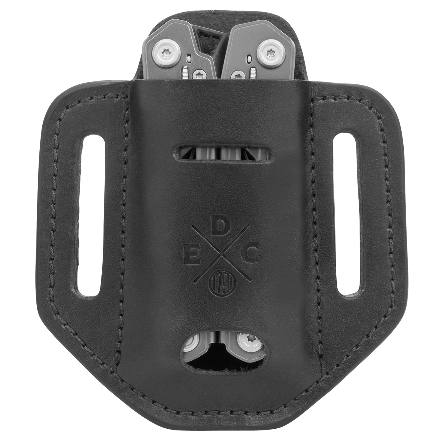 1791 Edc Heavy Duty Easy Slide Solo Holster - Black Leather