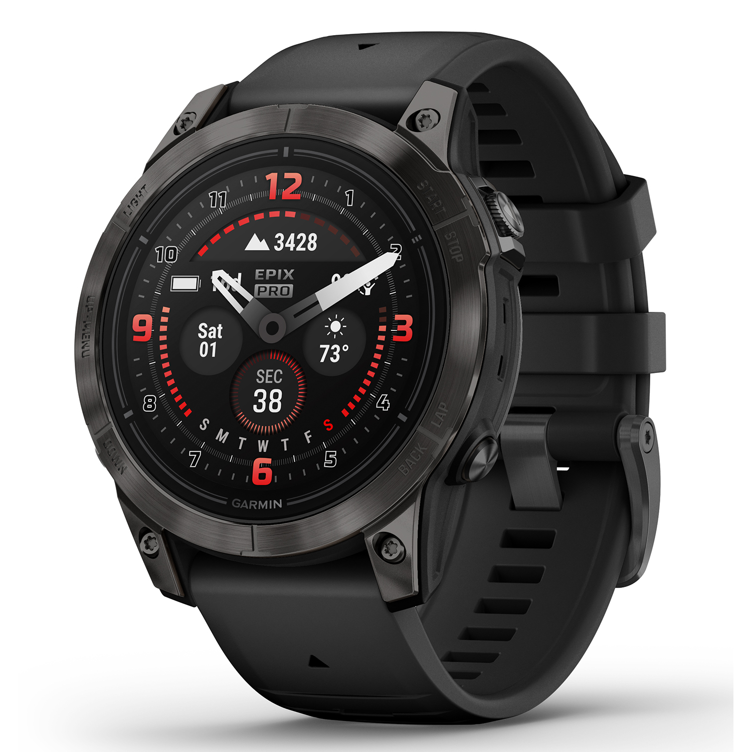 Garmin Epix Pro Gen 2 Sapphire Black Ti 47MM Smartwatch
