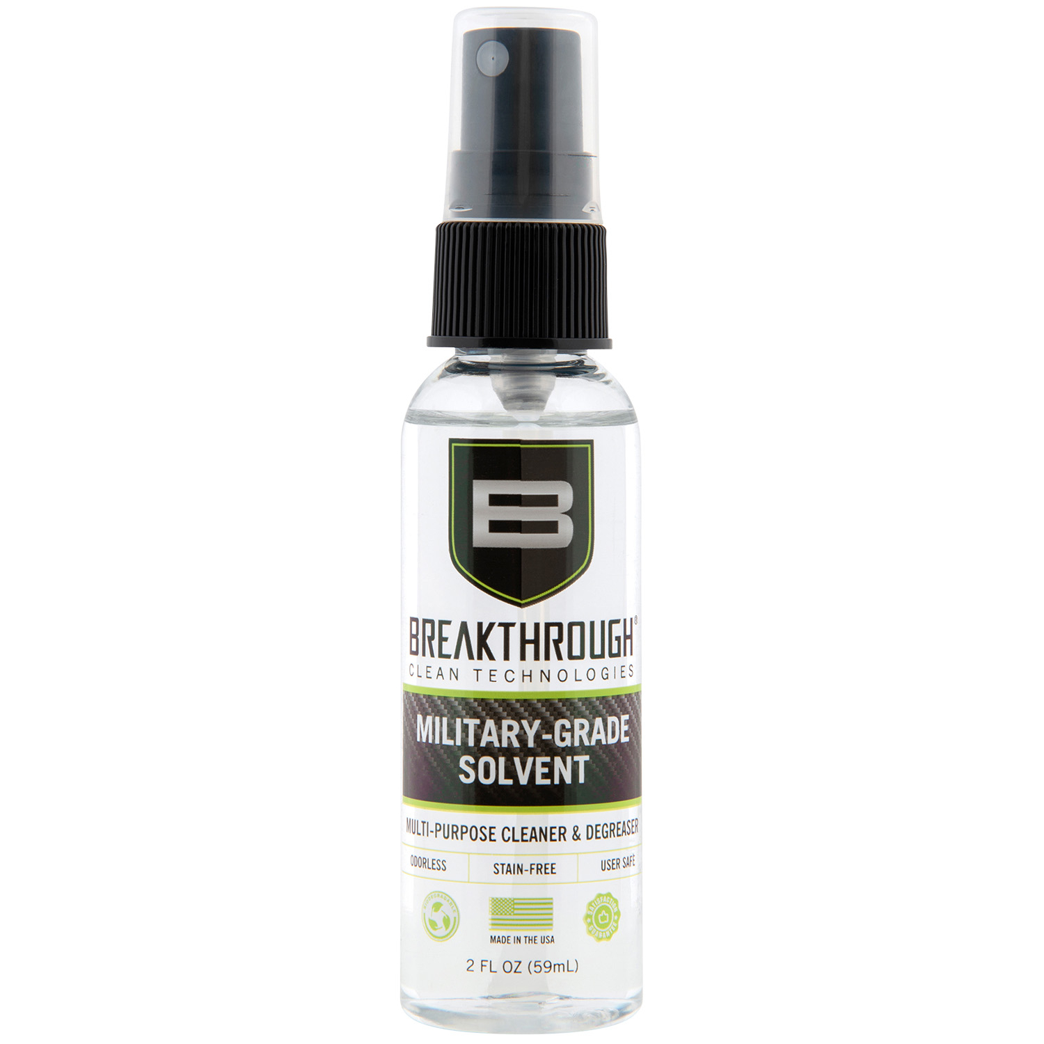 Breakthrough Military Grade Solvent 2 Oz Pump Spray Bottle