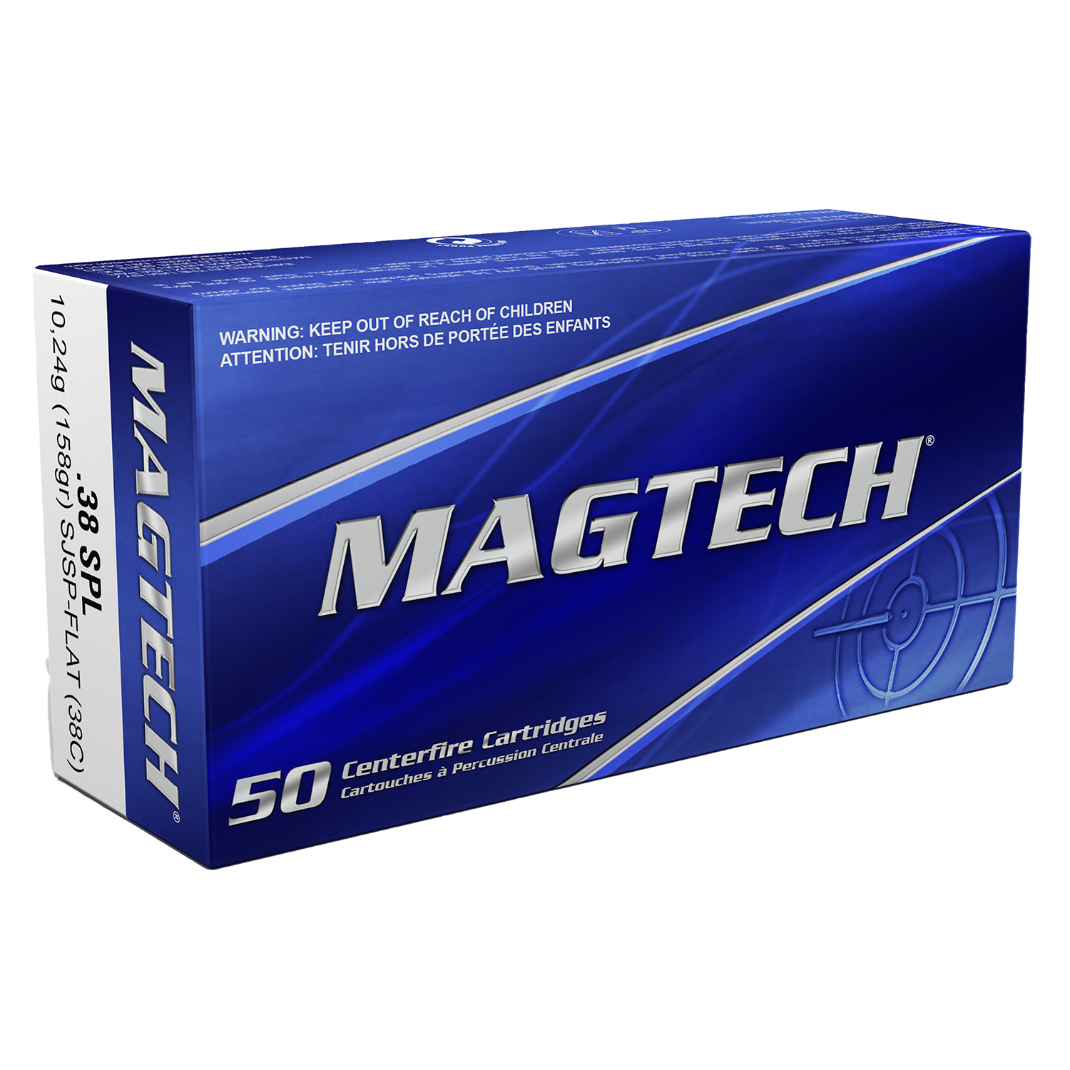 Magtech 38 Special 158GR Sjsp 50-ROUND Box