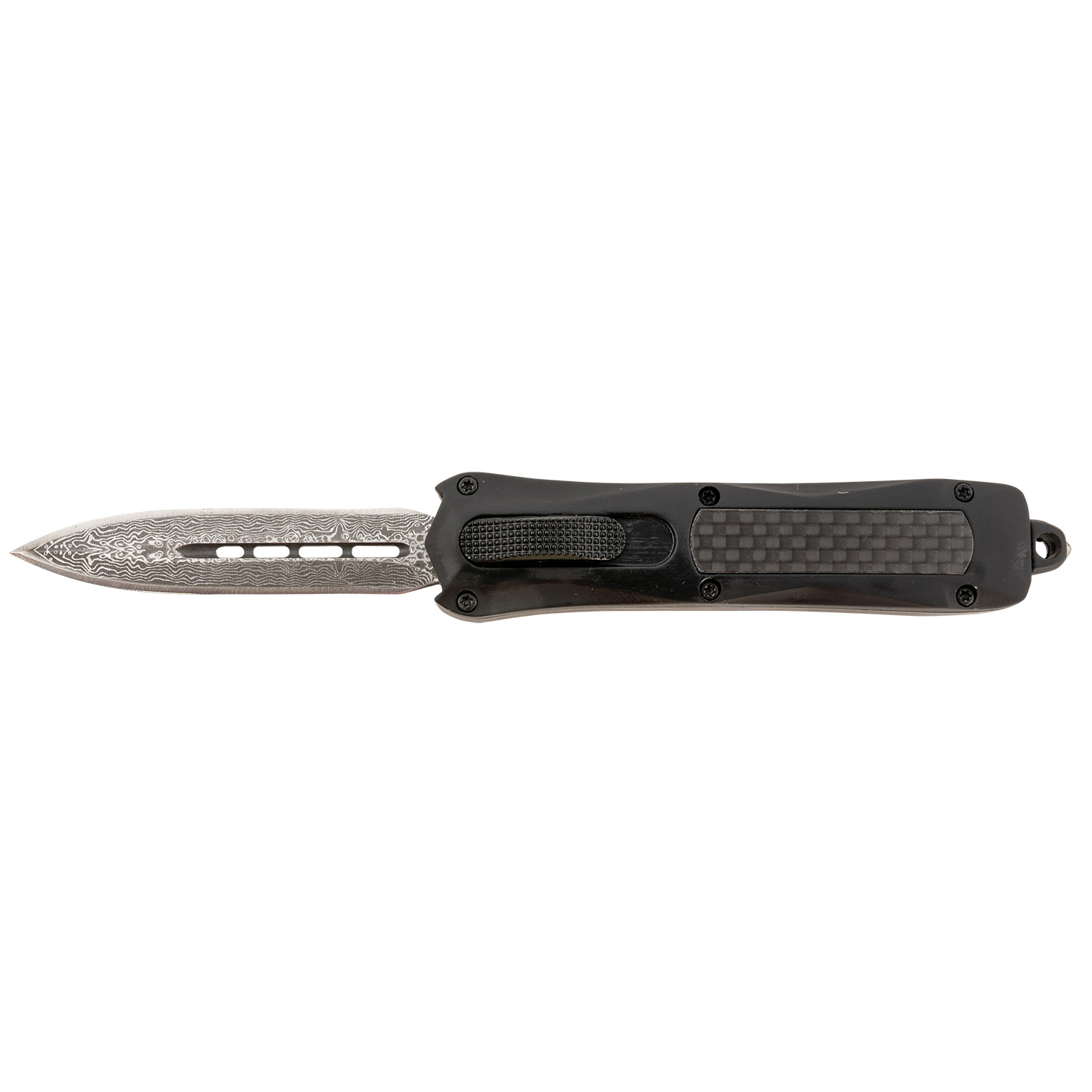Steel River Knives Spartan Mini Otf Dagger 2.70 Black Damascus