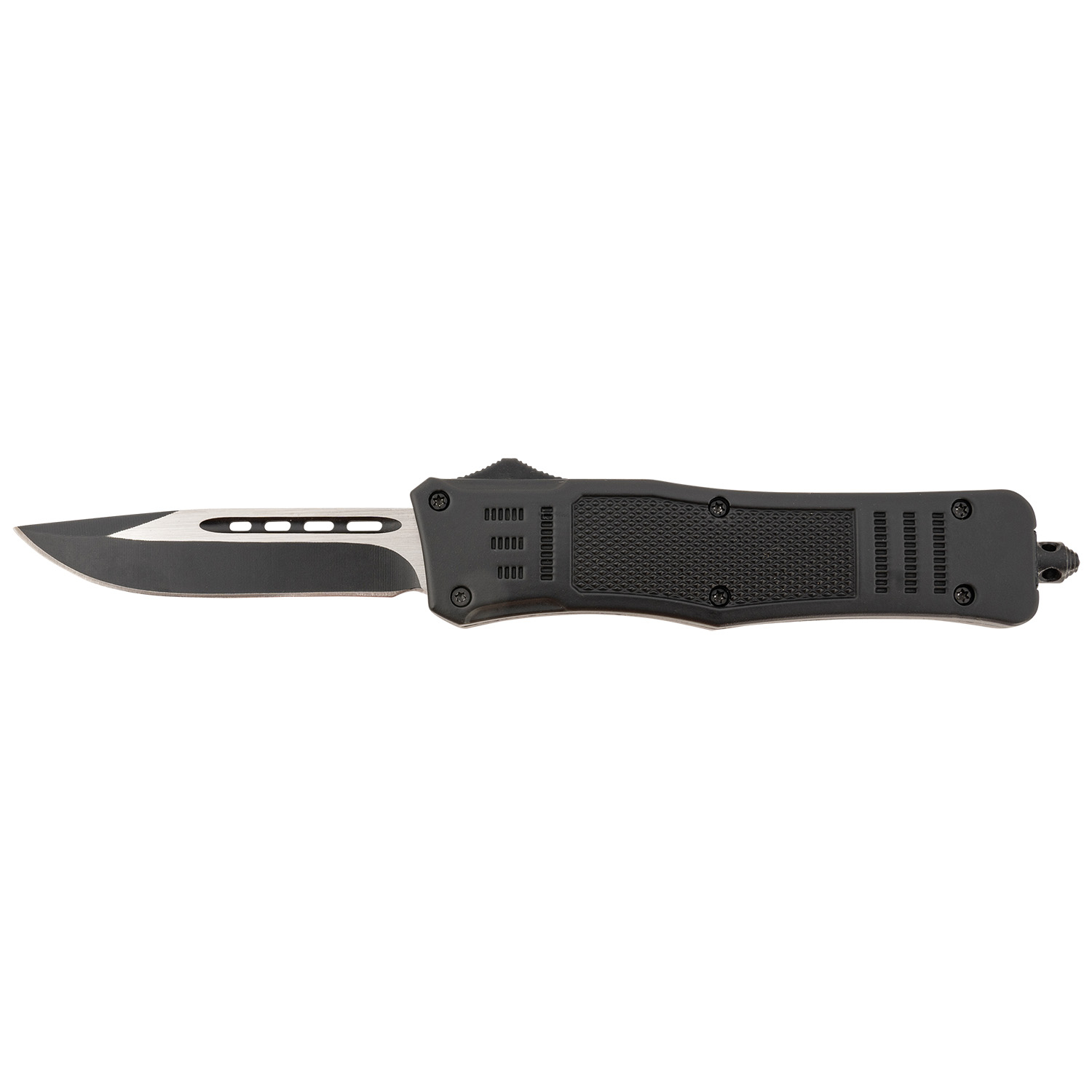 Steel River Knives Spartan Medium 3.25 Drop Point Plain Black