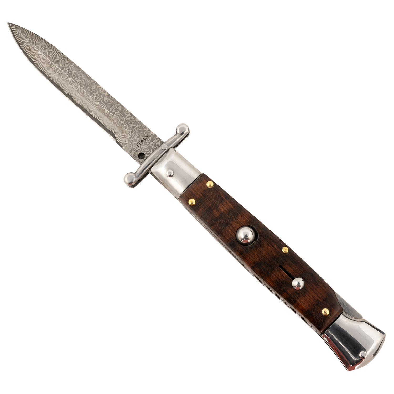 Steel River Knives Spartan 3.9 Italian Bayonet Damascus Snakewood