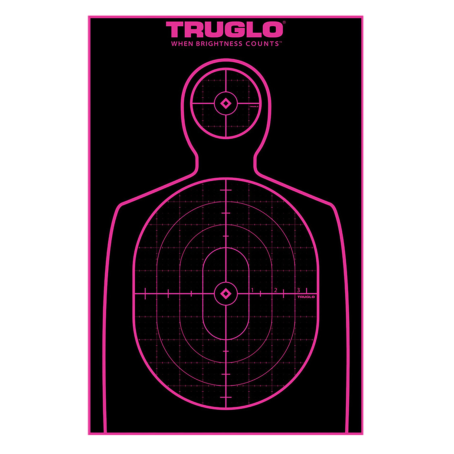 Truglo Tru-see Reactive Target Handgunner 12X18 12-PACK