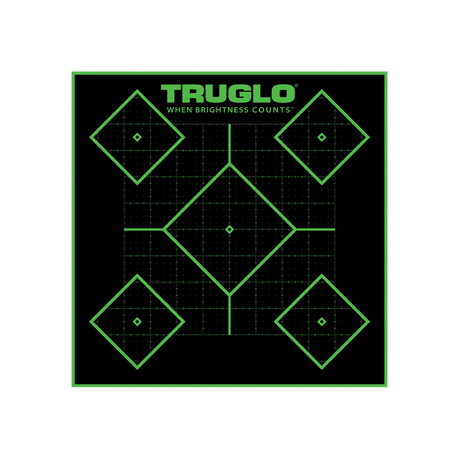 Truglo TG14A25BB Target 5-DIAMOND 12X12 25PK