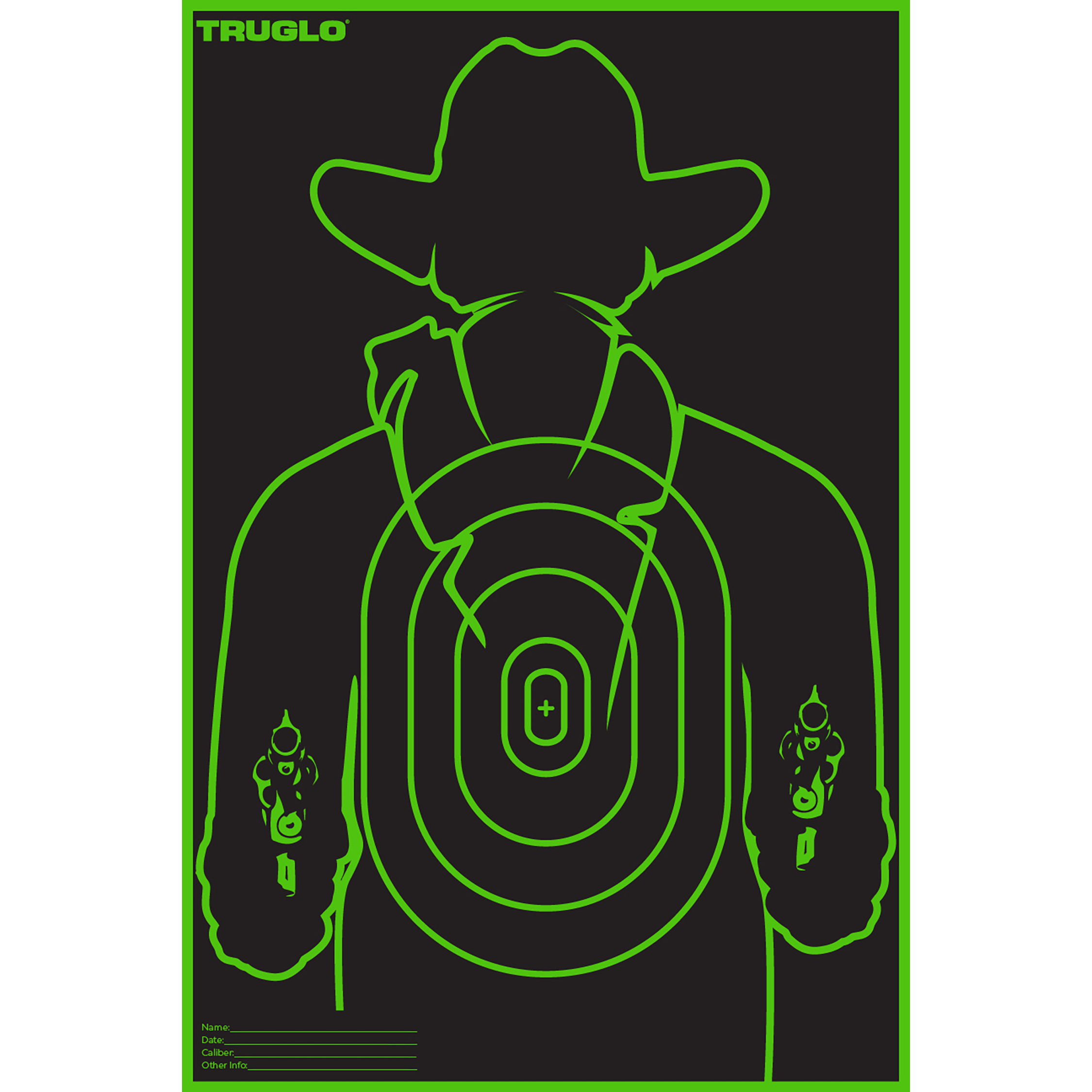 Truglo TG16A6 Gunslinger Self-adhesive Target 12X18 6PK